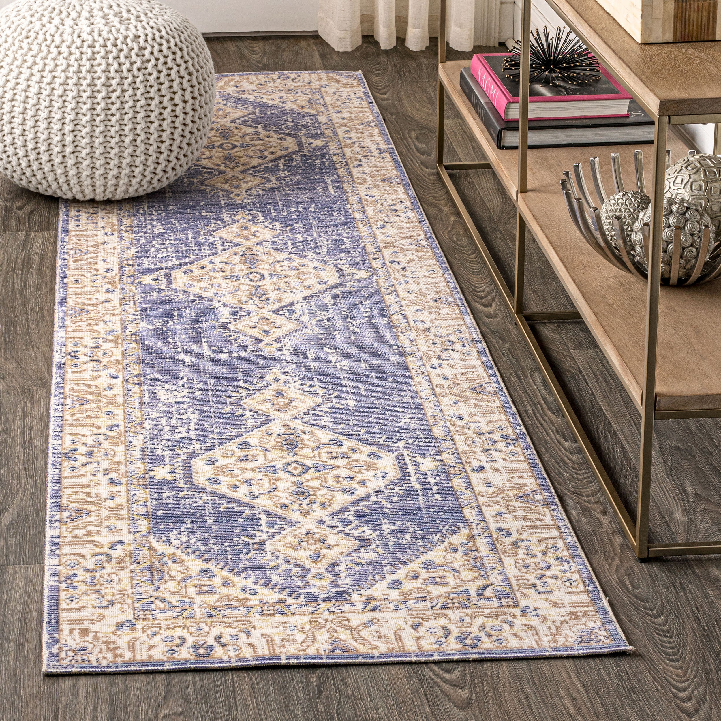 Lila Modern Tribal Medallion Runner Rug