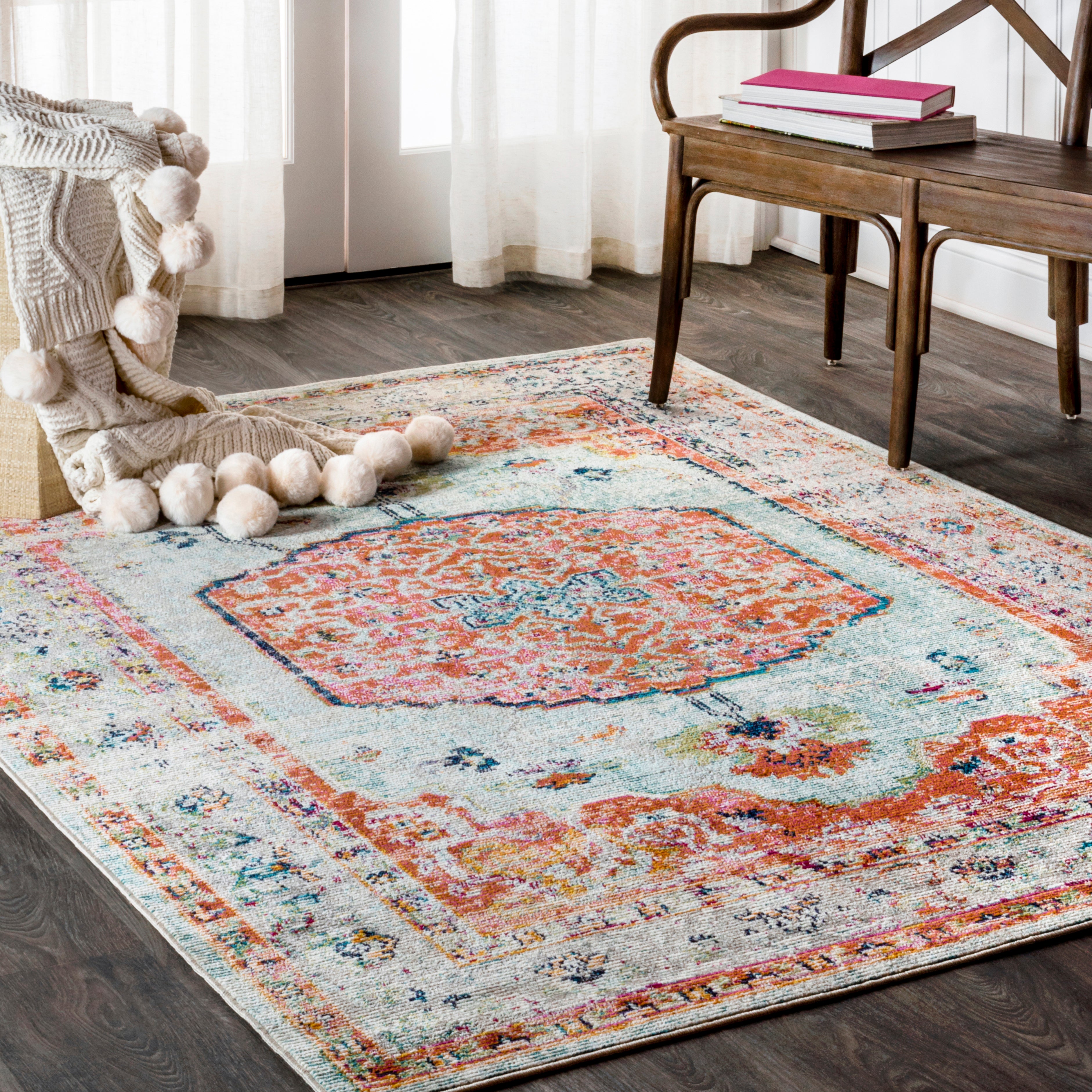 Andalus Vintage Medallion Area Rug