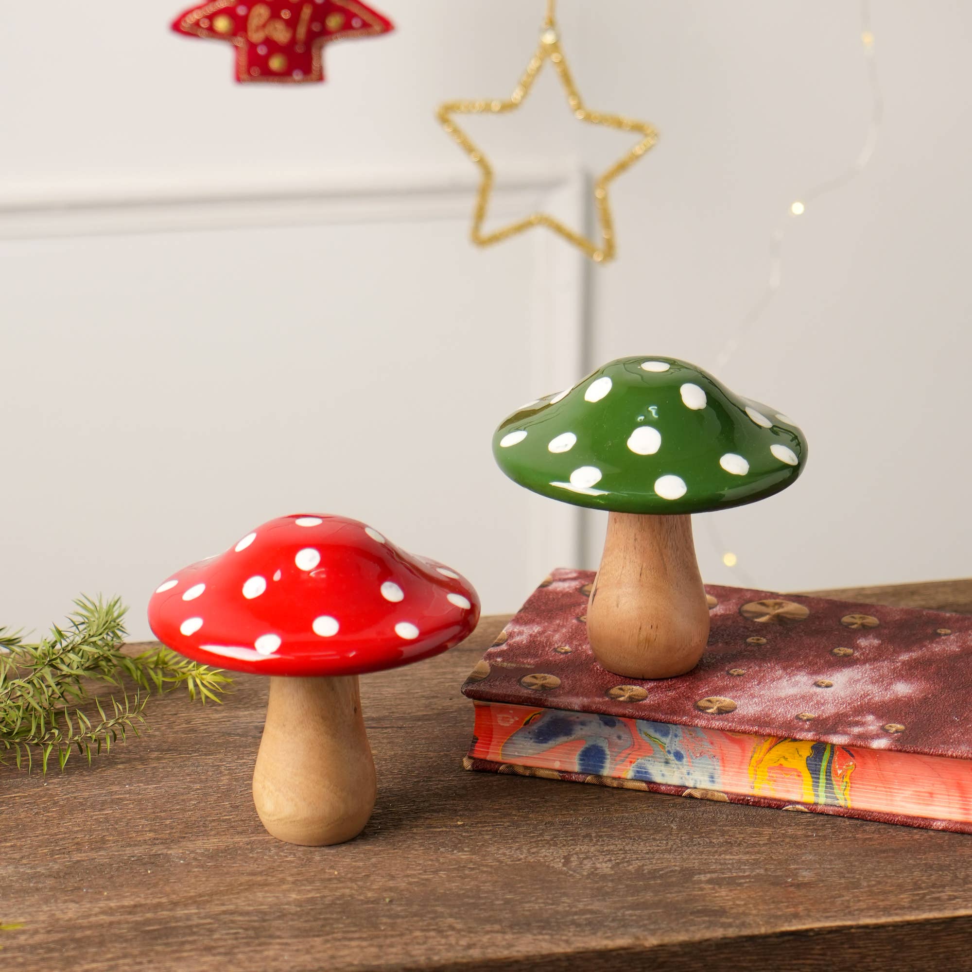 Wooden Table Top Medium Mashroom (Case of 8)