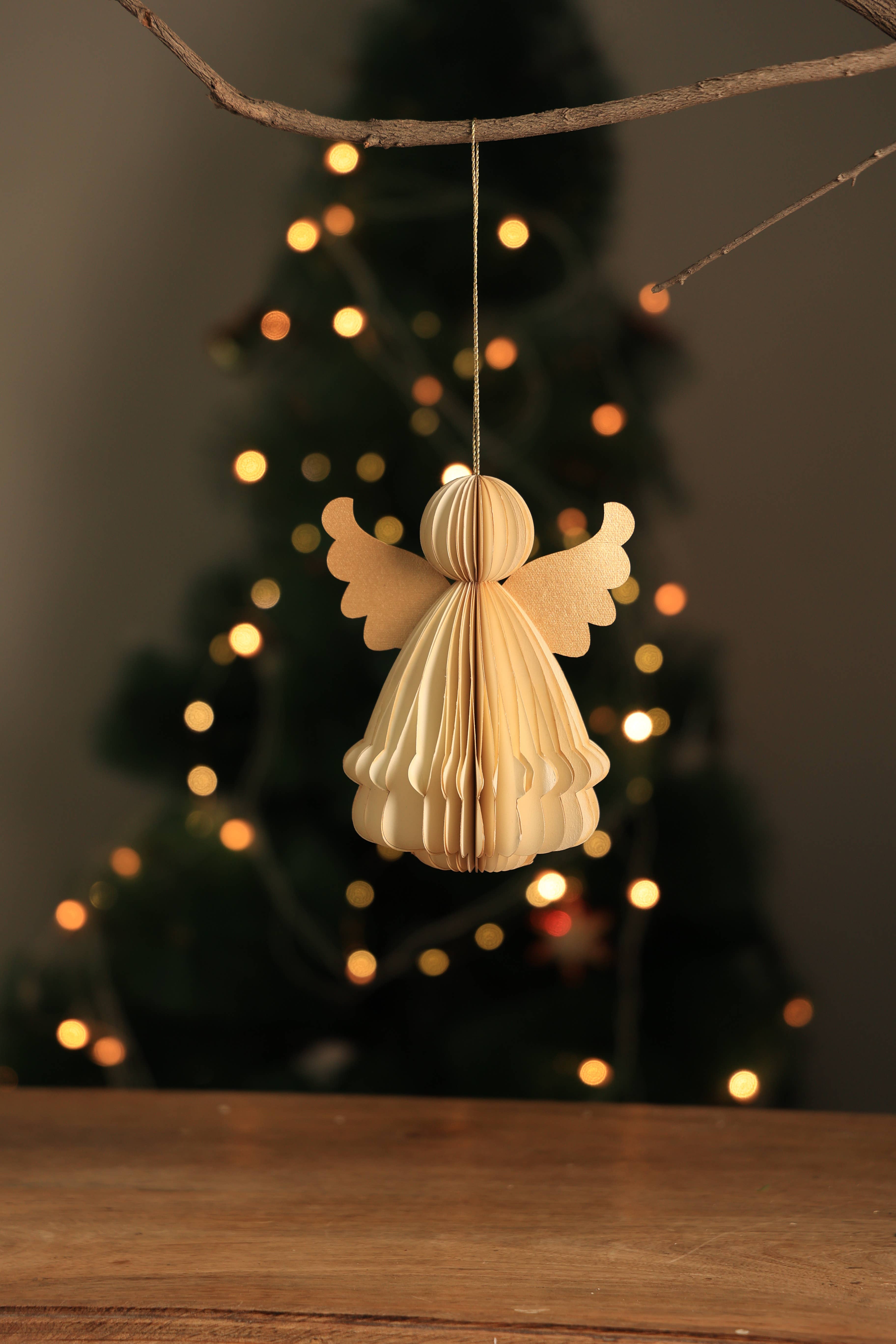 Handmade Paper Angel  5"" (Height) (Case of 6)