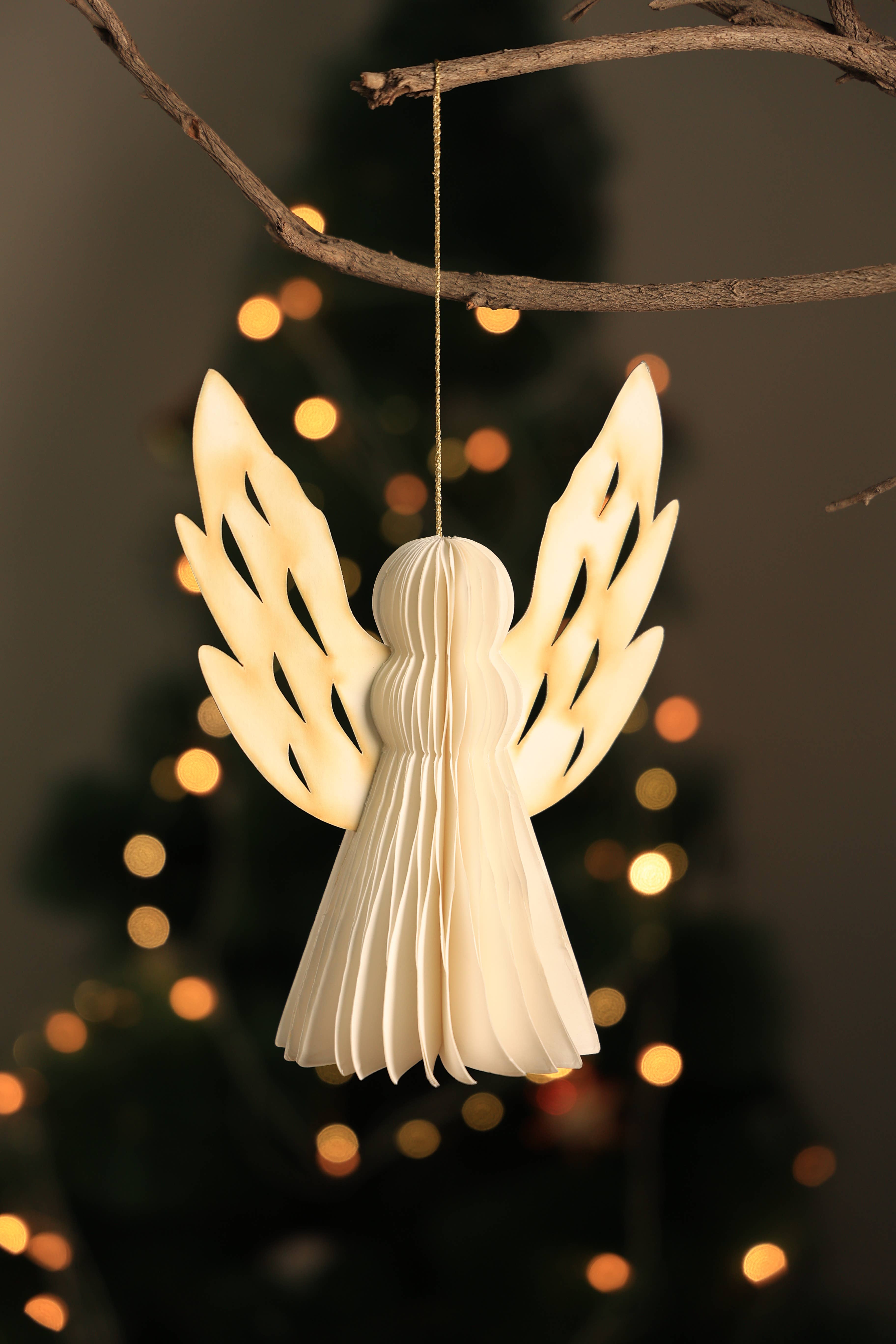 Handmade Paper  Angel  6"" (Height) (Case of 6)