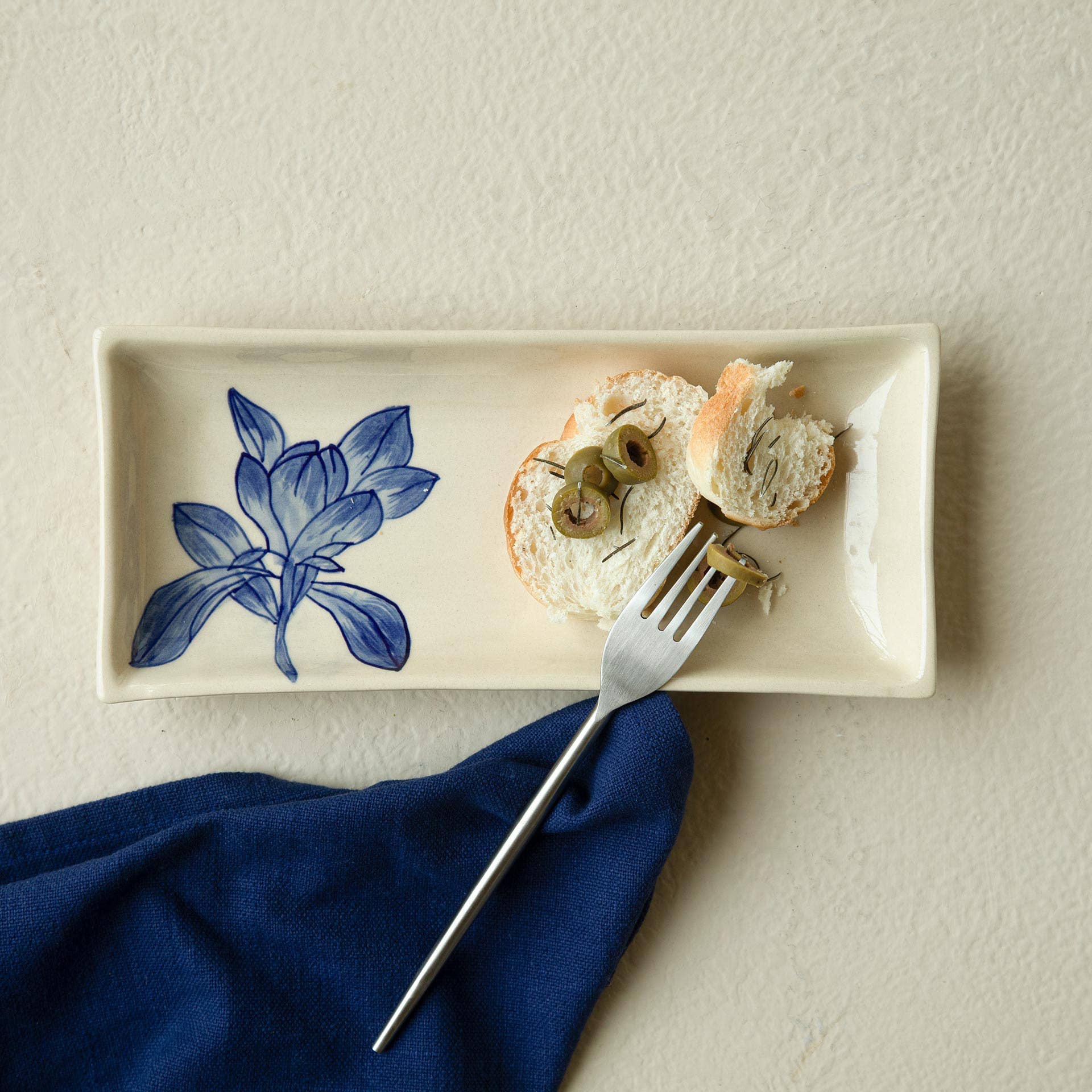 Magnolia ceramic serving platter