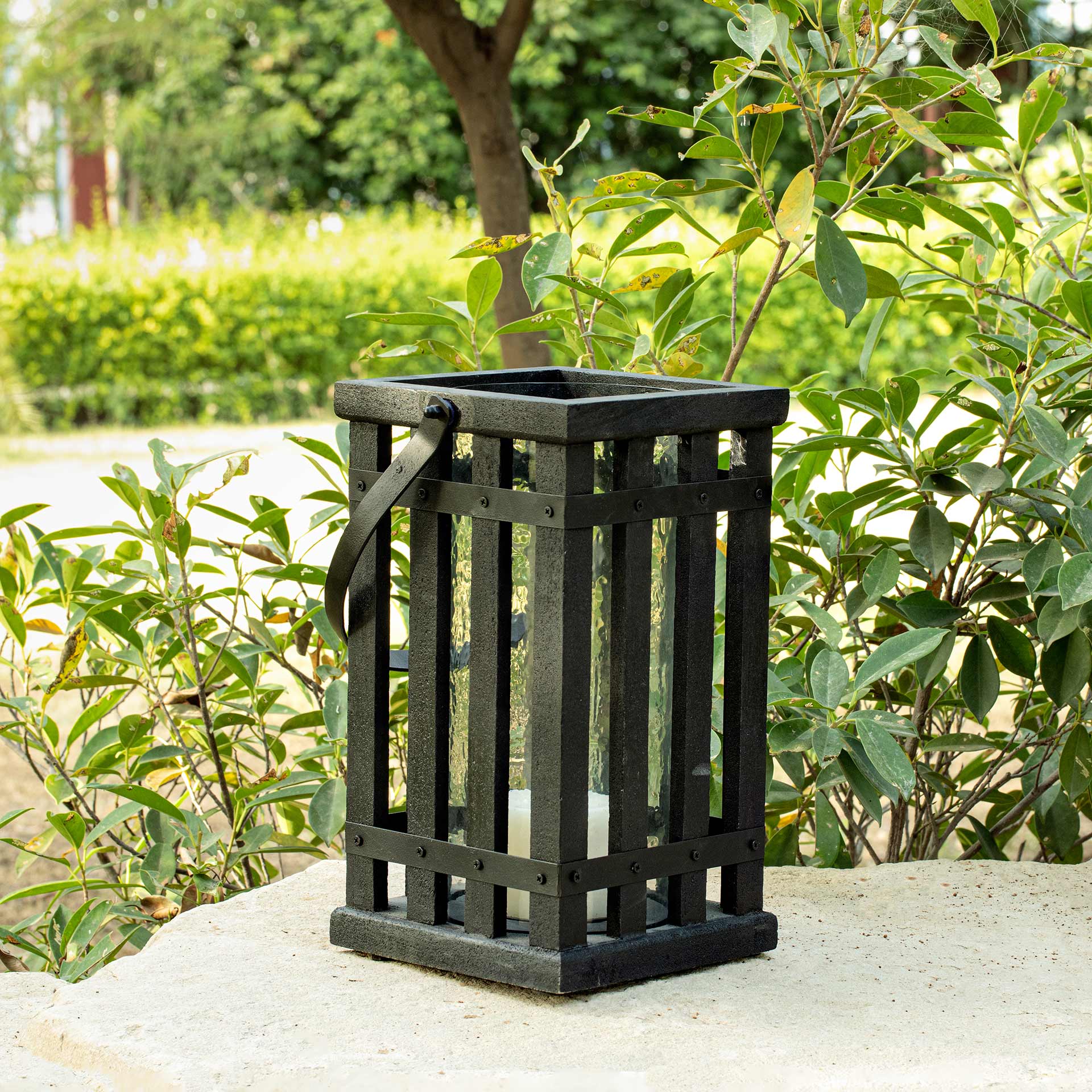 Kori Square Lantern Black