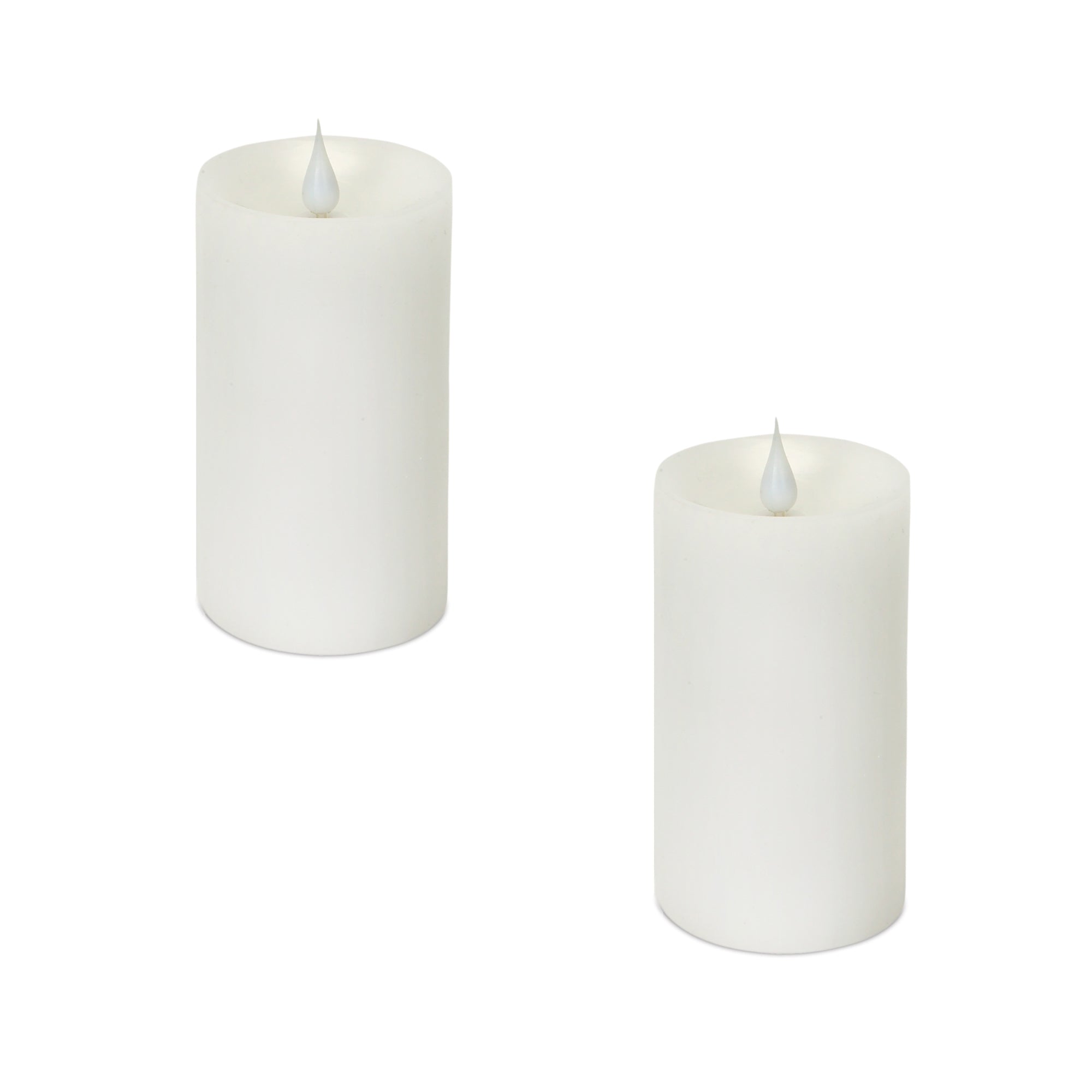 5"" Simplux Designer LED Candle with Moving Flame and Remote (Set of 2)