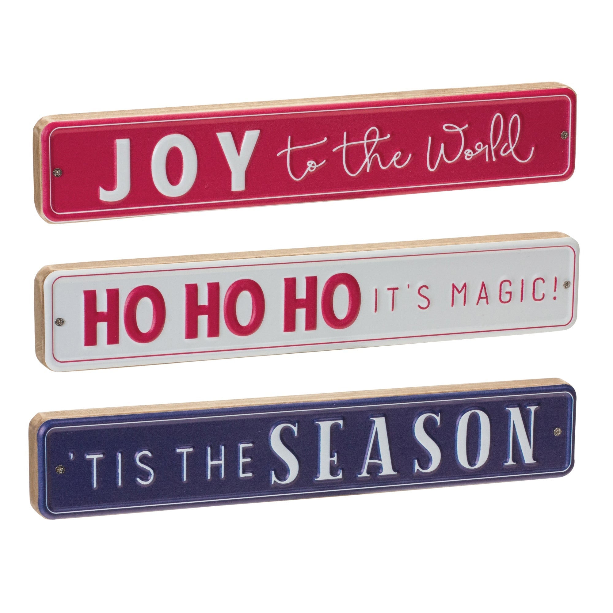 Christmas Sentiment Sign (Set of 6)