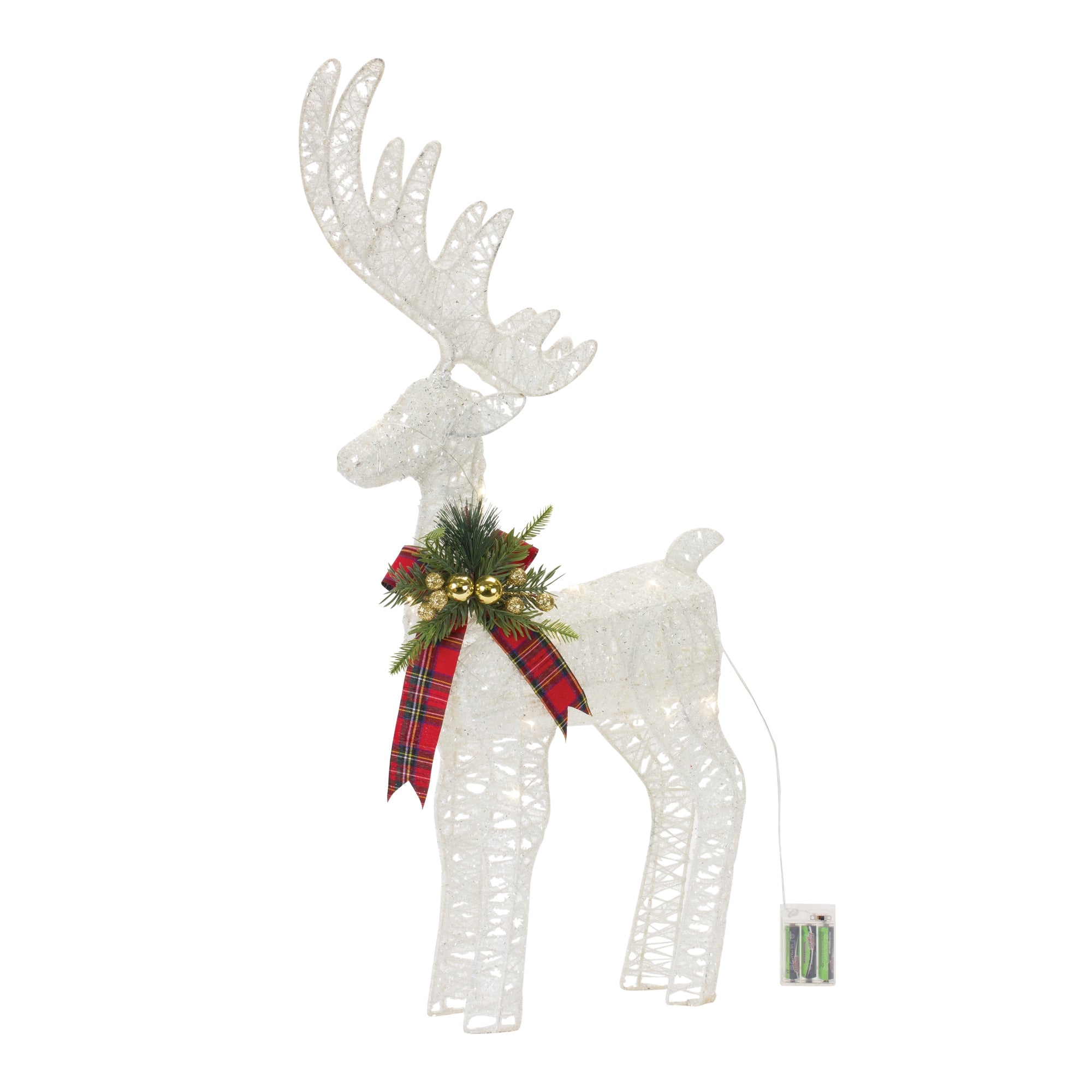 LED Lighted Holiday Deer 33""H