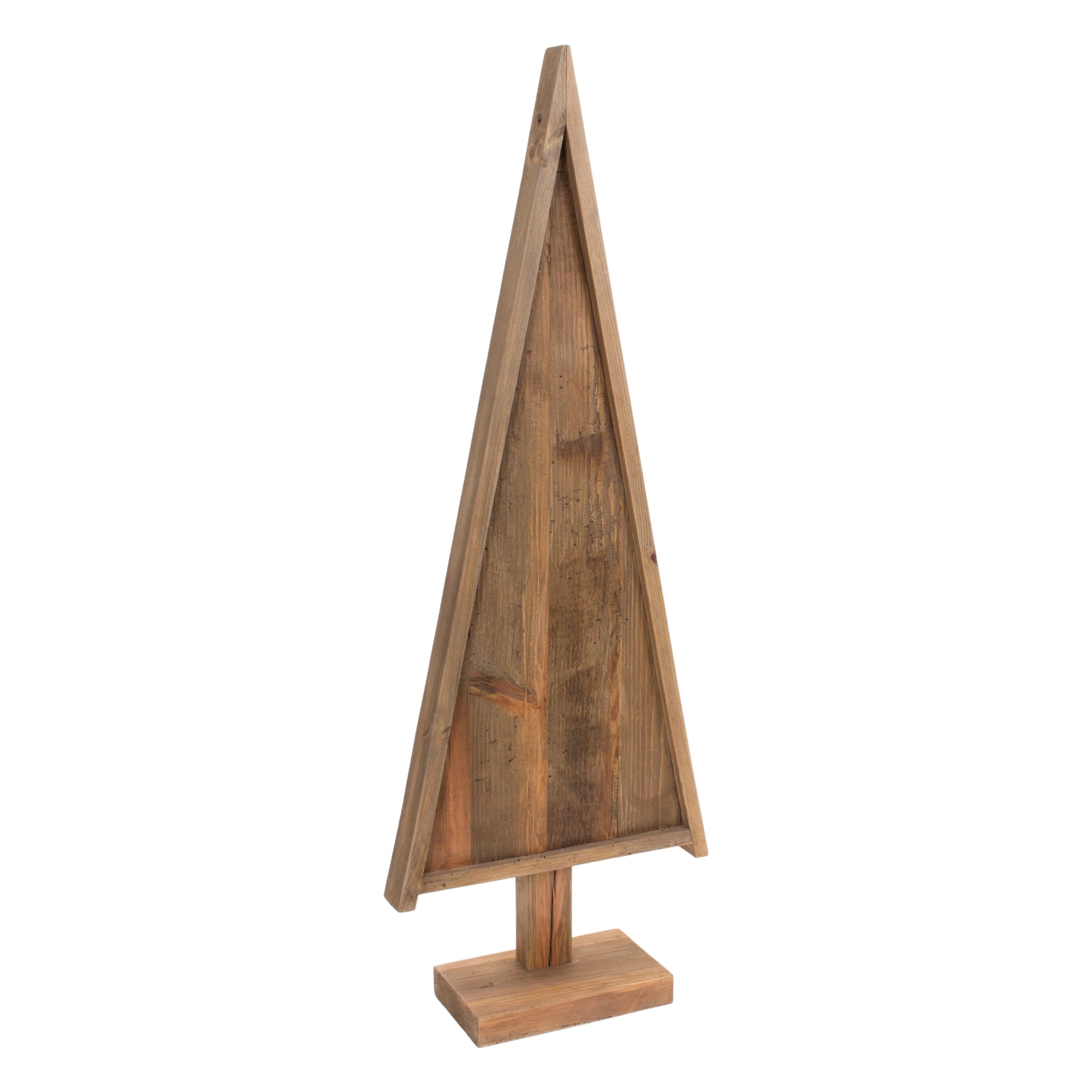 Natural Wood Pine Tree Shape 3.5'H