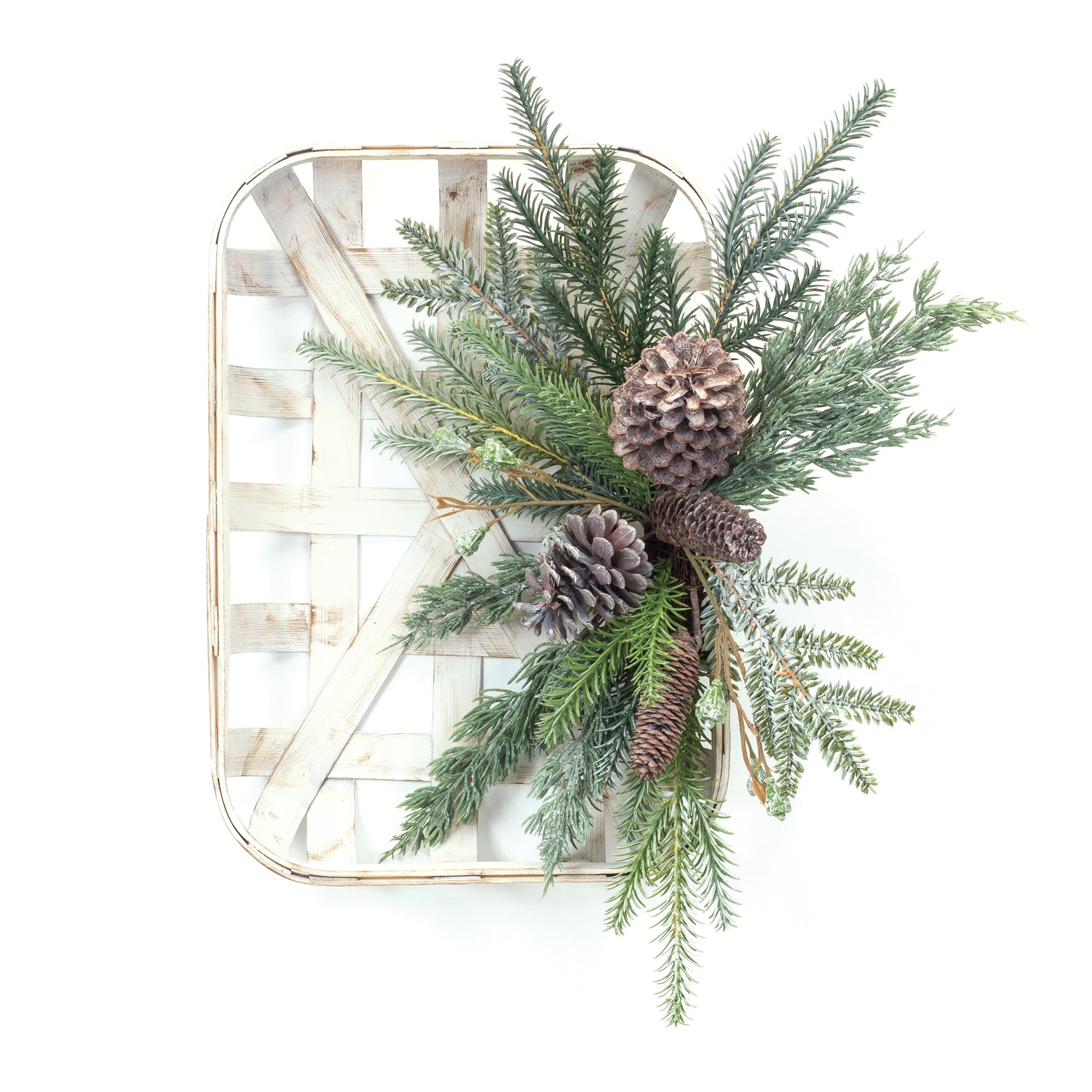 Pine Cone Wood Wall Hanging 20.5""H