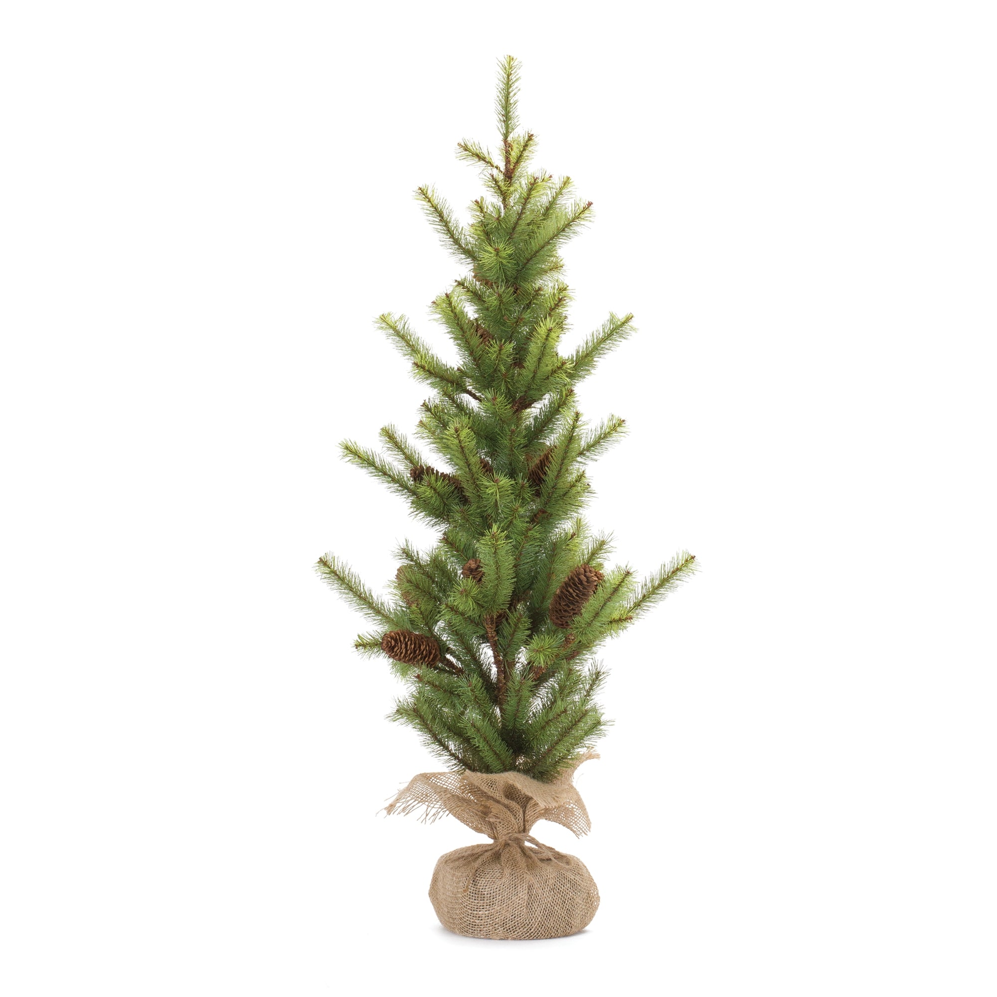 Pine Tree with Burlap Base 3'H