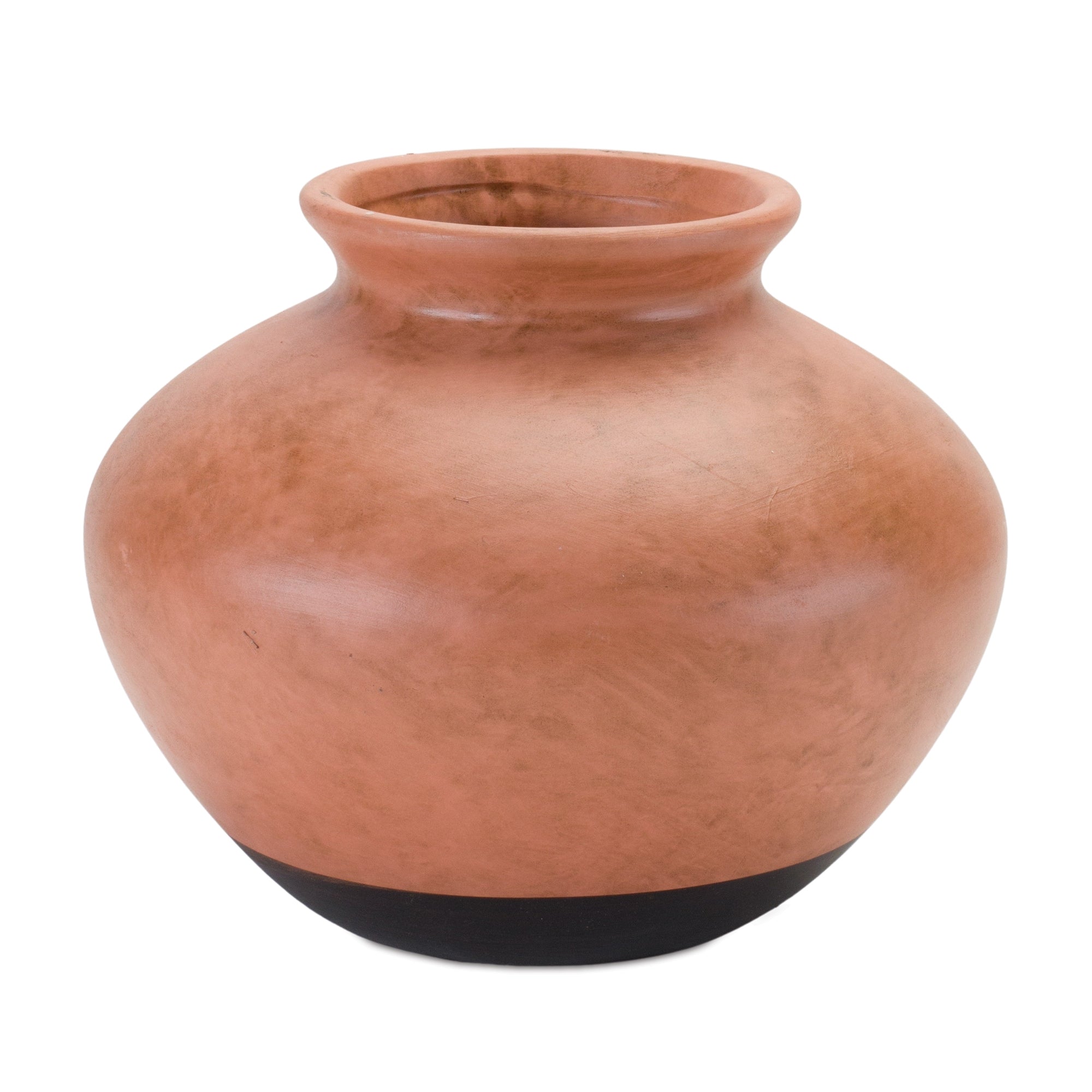 Two Tone Ceramic Vase 9""D