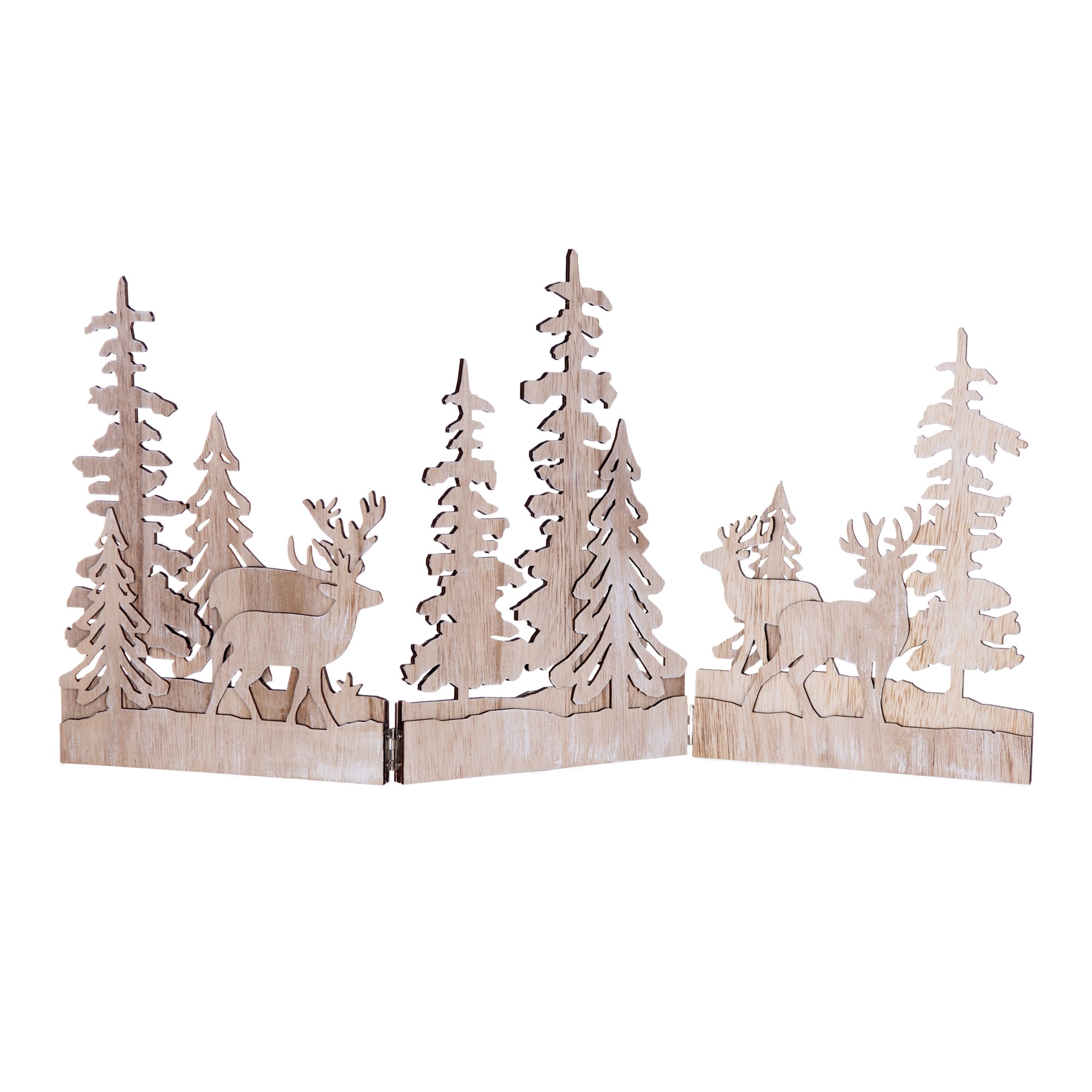 Winter Forest Scene Trifold Display 23.75""L