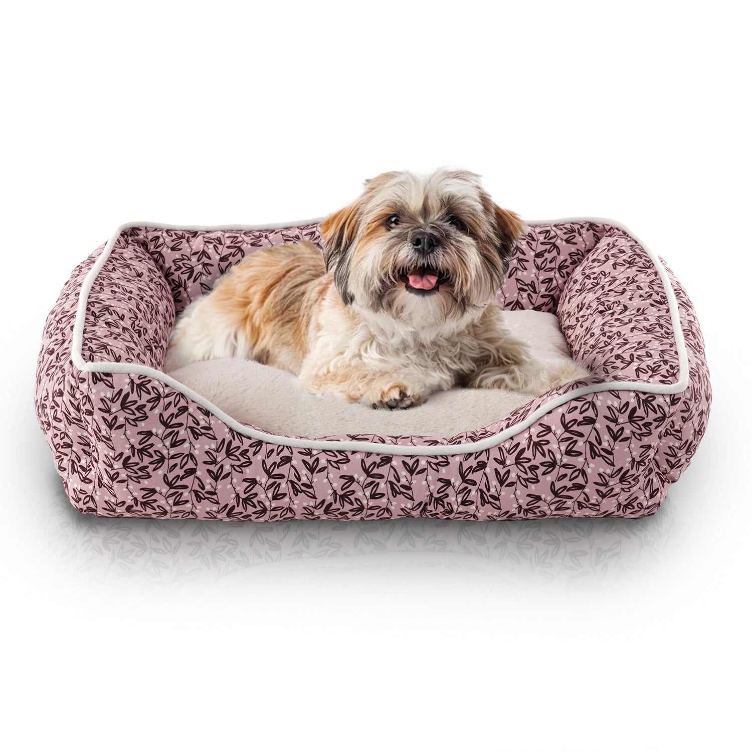 Elle  Cuddler Dog Beds for Small Dogs, Washable Pet Bed for Cat and Dog