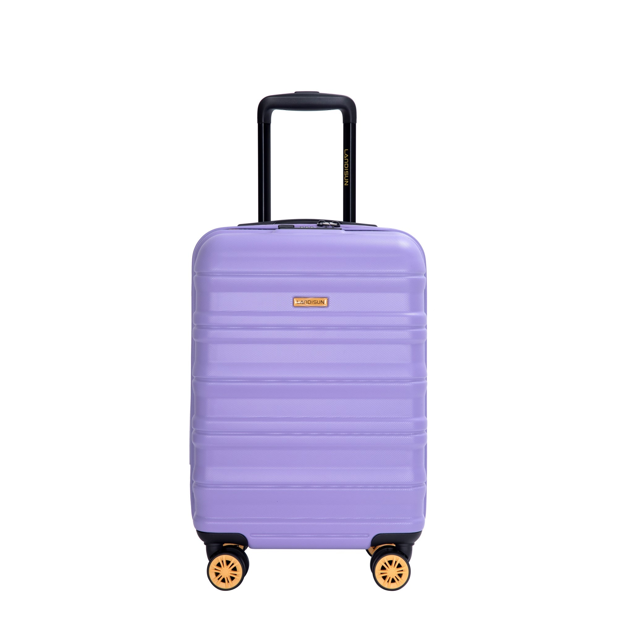 Carry On Luggage  Airline Approved18.5"" Carry On Suitcase With TSA Approved Carry On Luggage With Wheels Carry on Bag Hard Shell Suitcases, LIGHT PURPLE