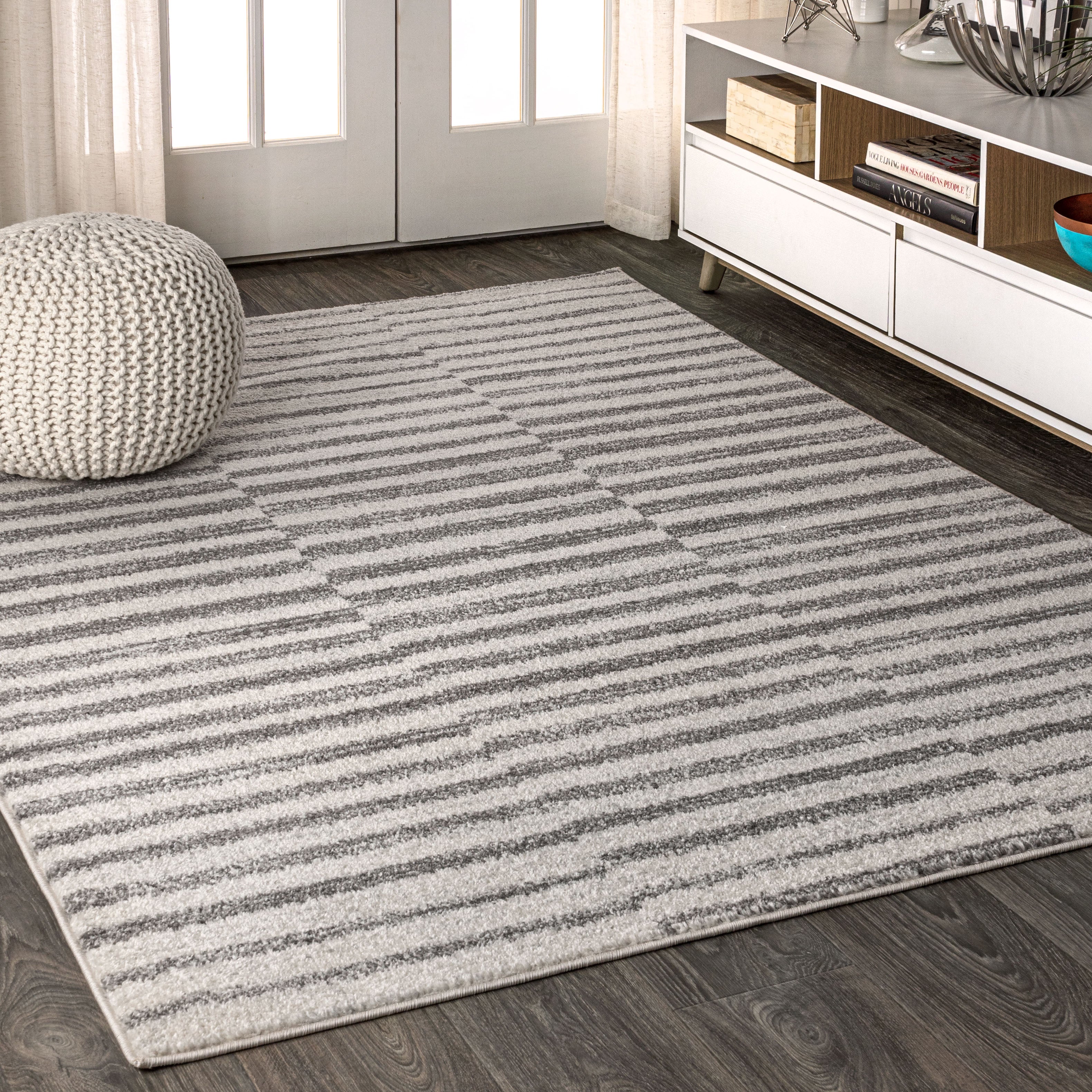 Lyla Offset Stripe Area Rug