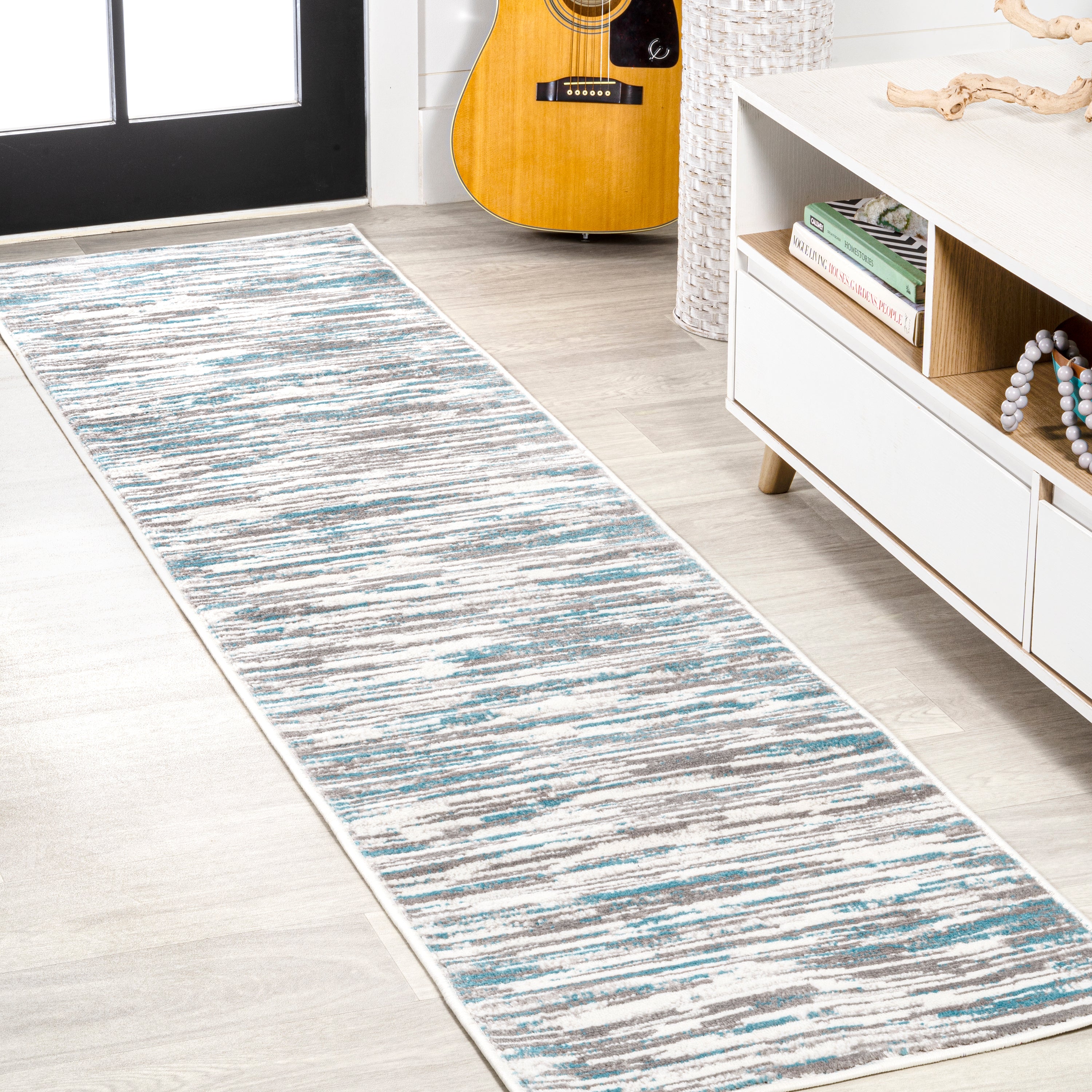 Speer Abstract Linear Stripe Runner Rug