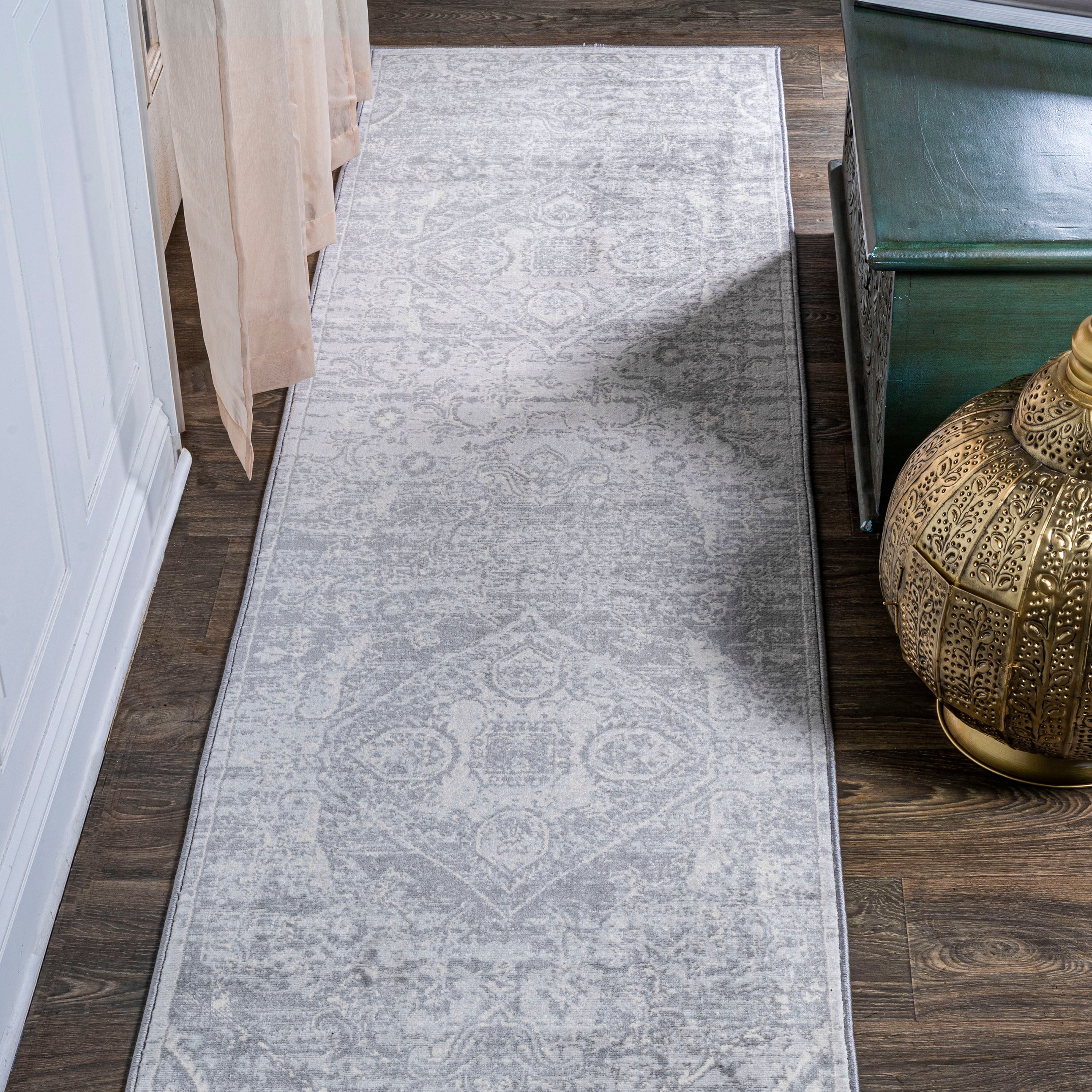 Modern Persian Vintage Runner Rug