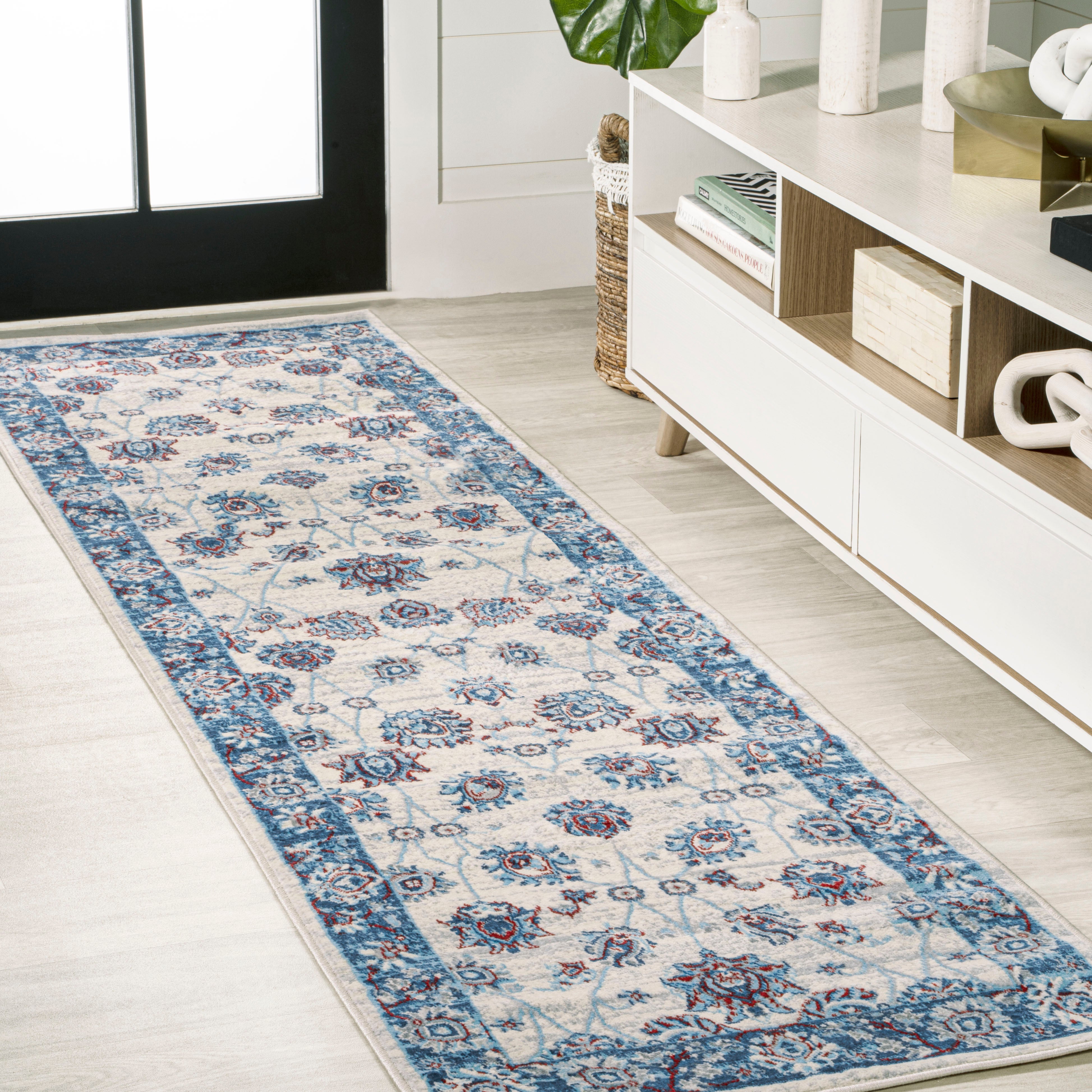 Modern Persian Vintage Moroccan Runner Rug