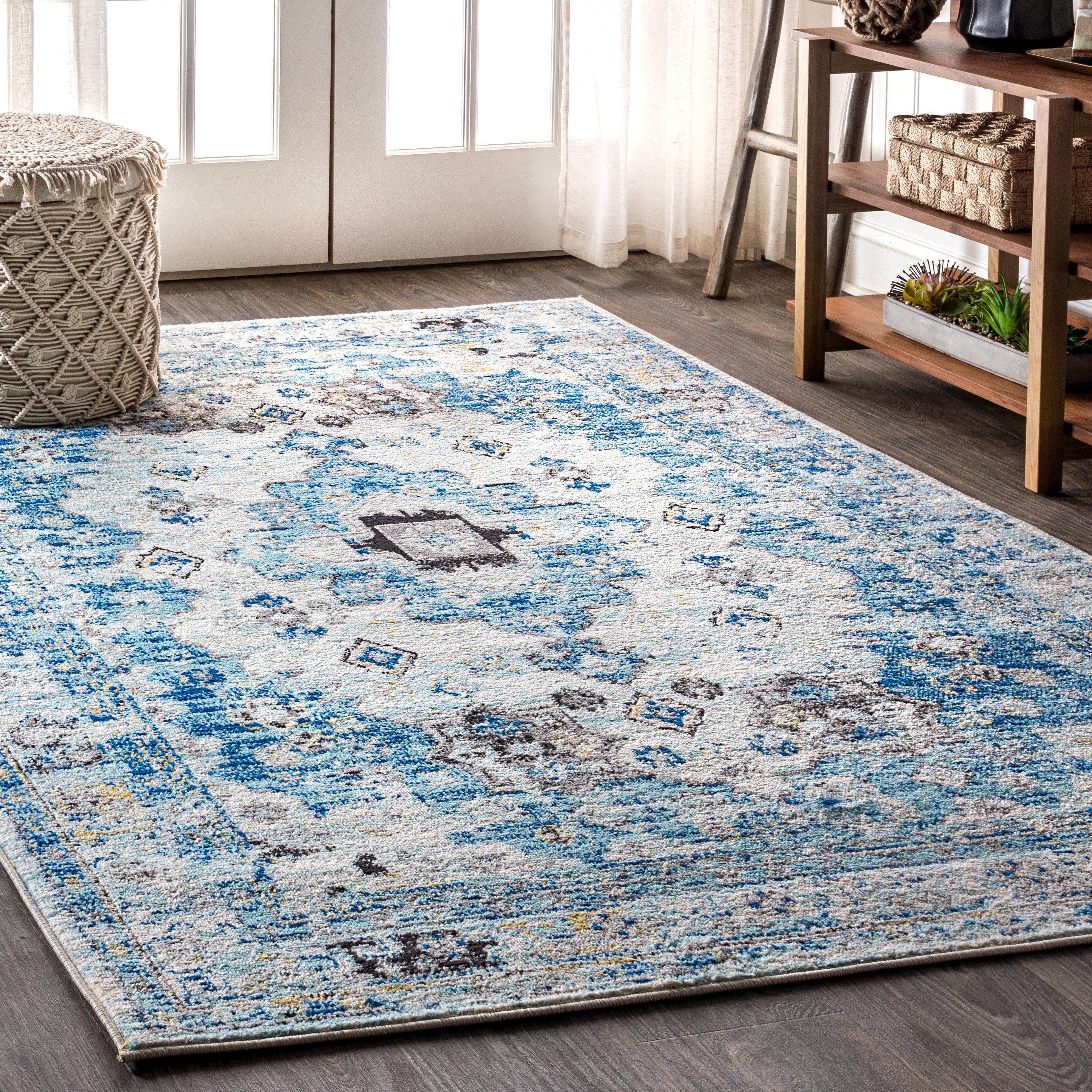 Modern Persian Boho Vintage Area Rug