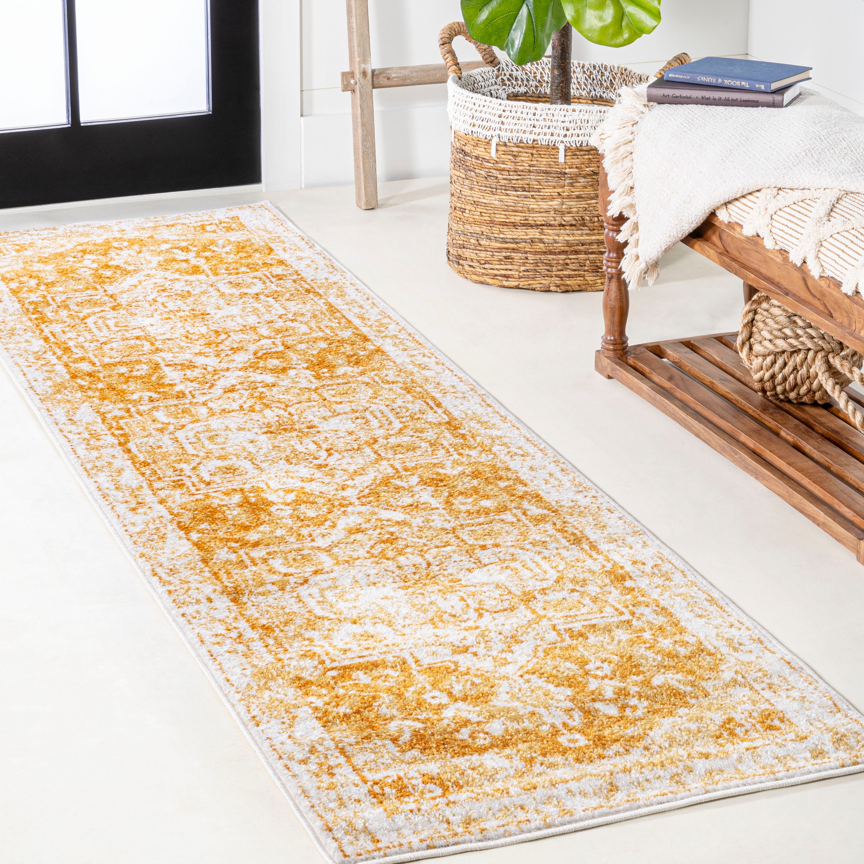 Audrey Bohemian Ornate Medallion Runner Rug