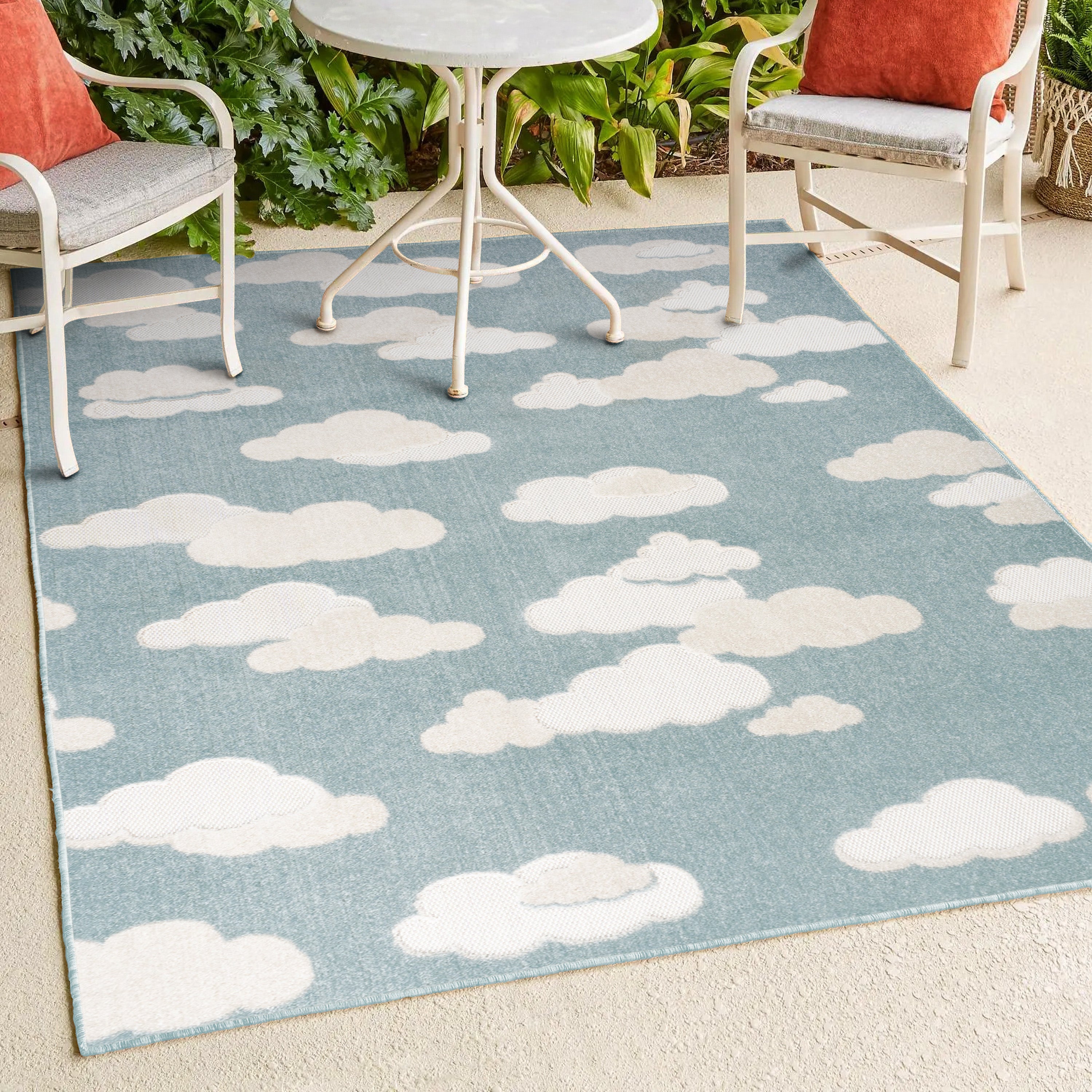 Hedwig High-Low Cloud Scandi Indoor/Outdoor Area Rug