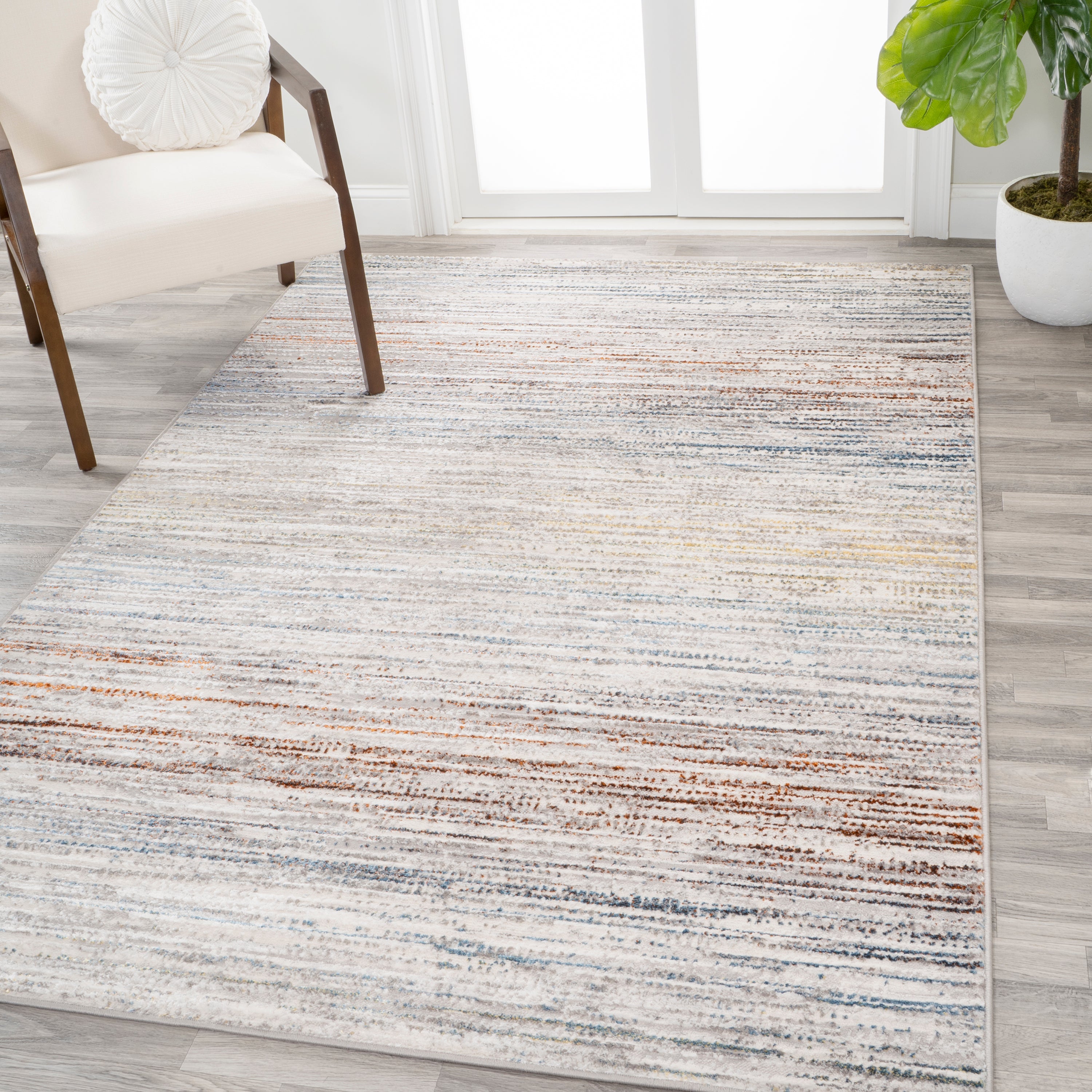 Loom Modern Strie' Area RugArea Rug