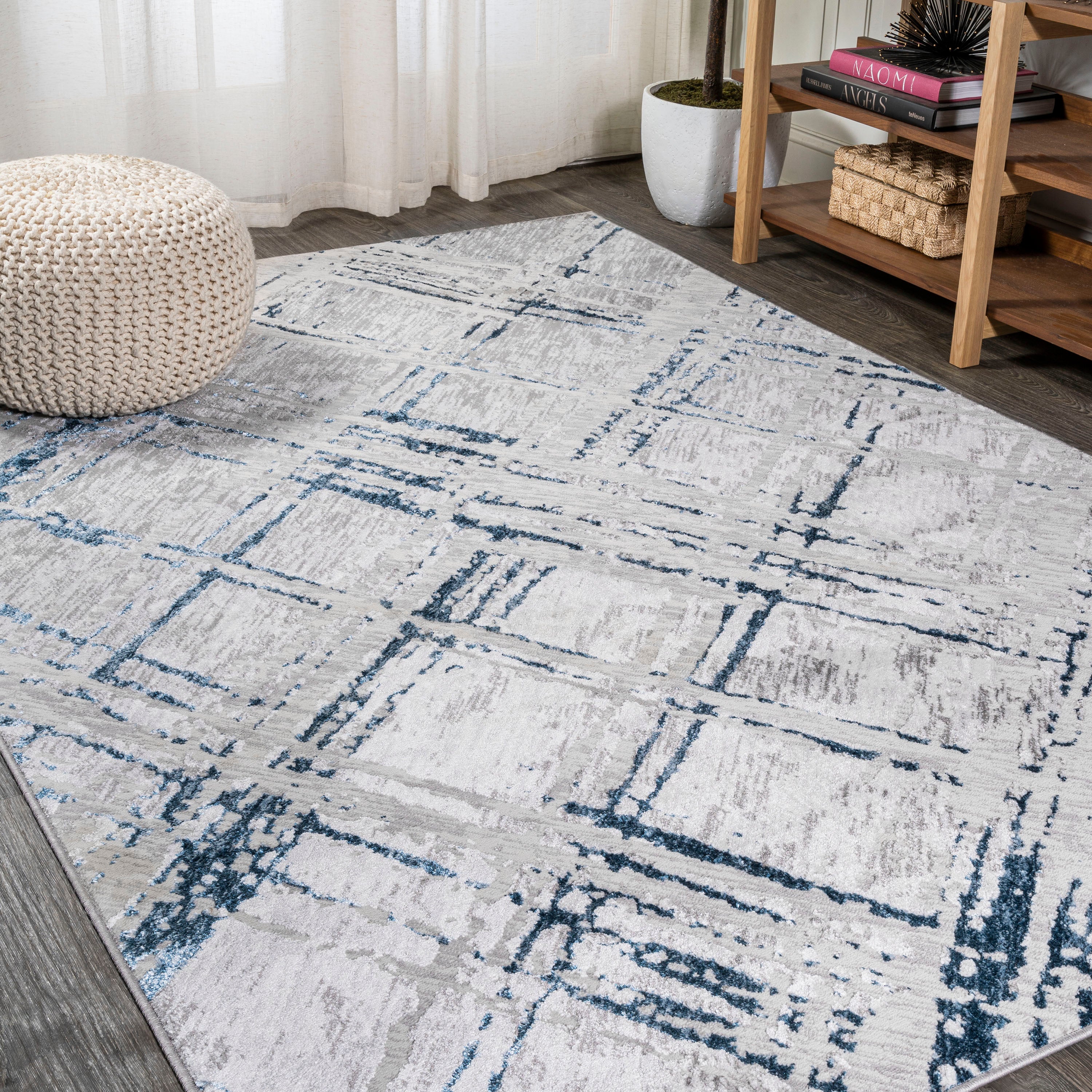 Slant Chic Modern Abstract Area Rug