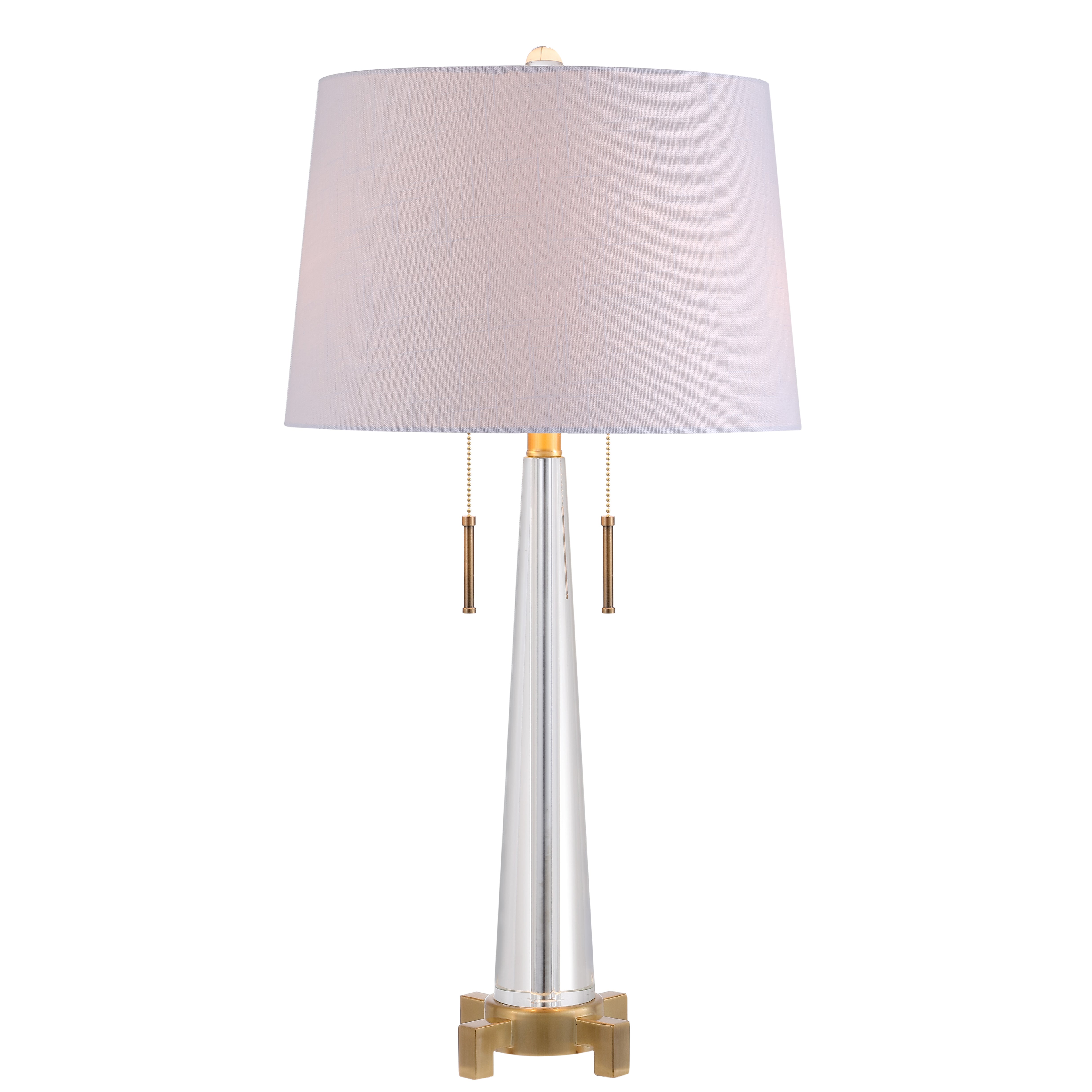 Zoe 2-Light Crystal LED Table Lamp