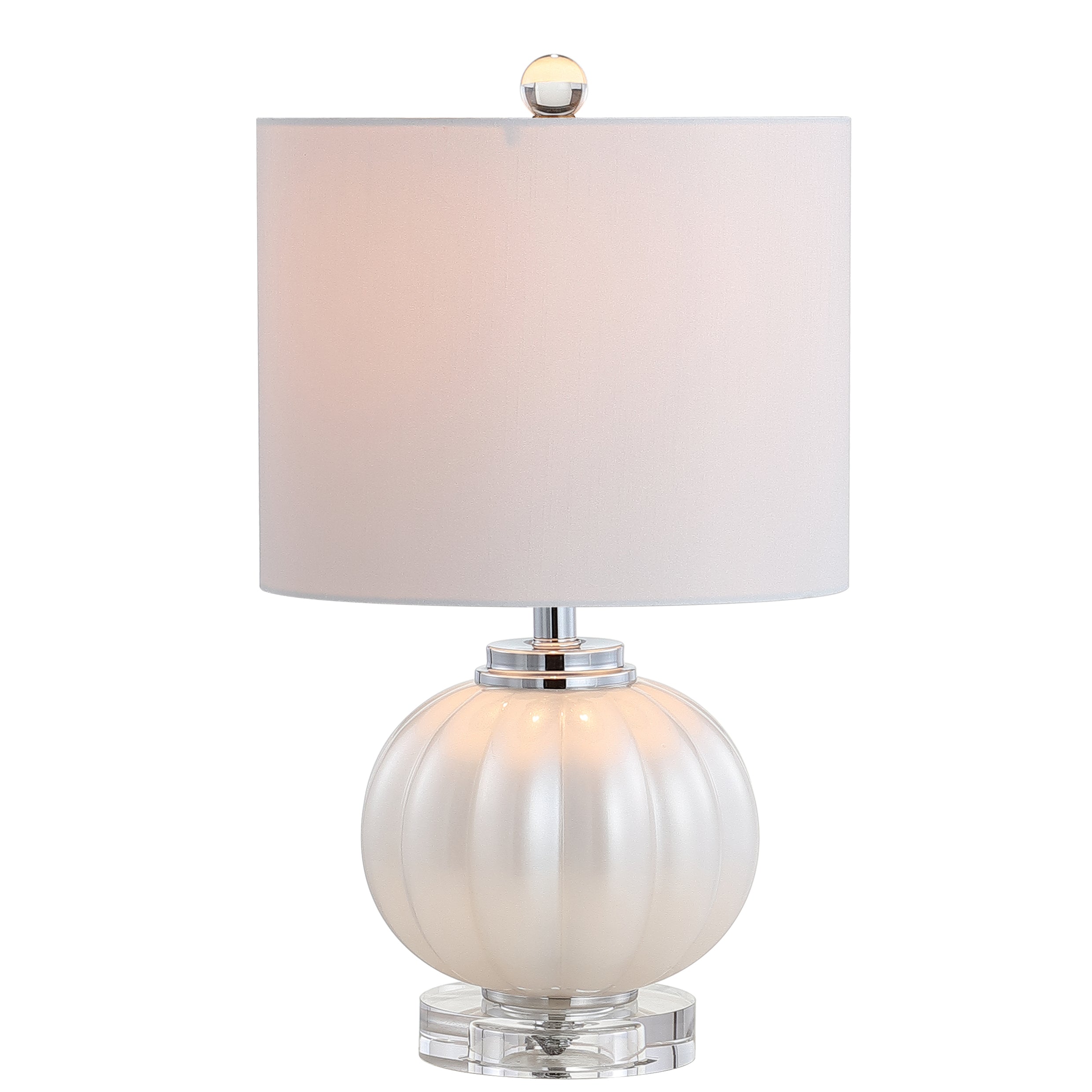 Pearl Glass/Crystal LED Table Lamp