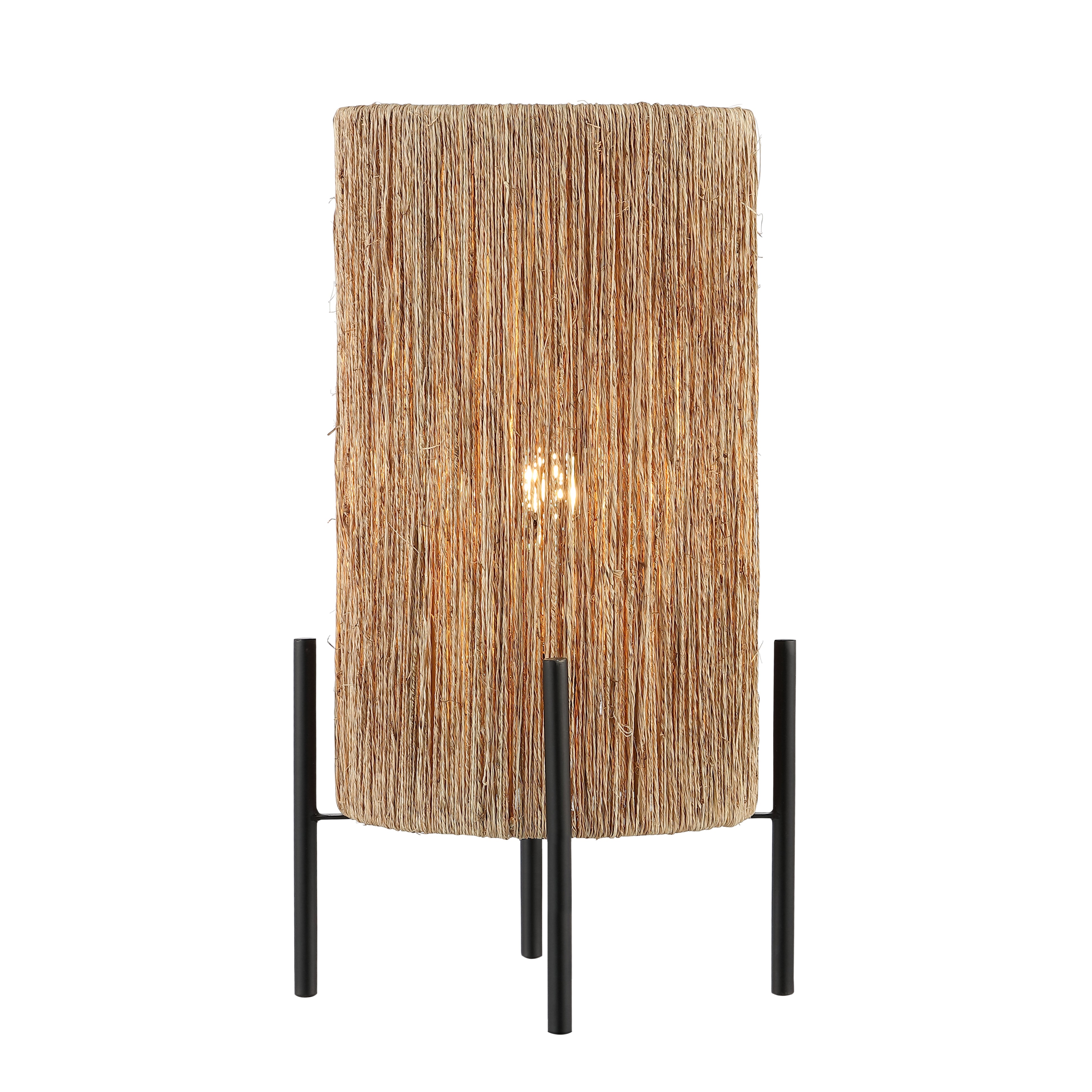 Kai Coastal Minimalist Rattan LED Table Lamp