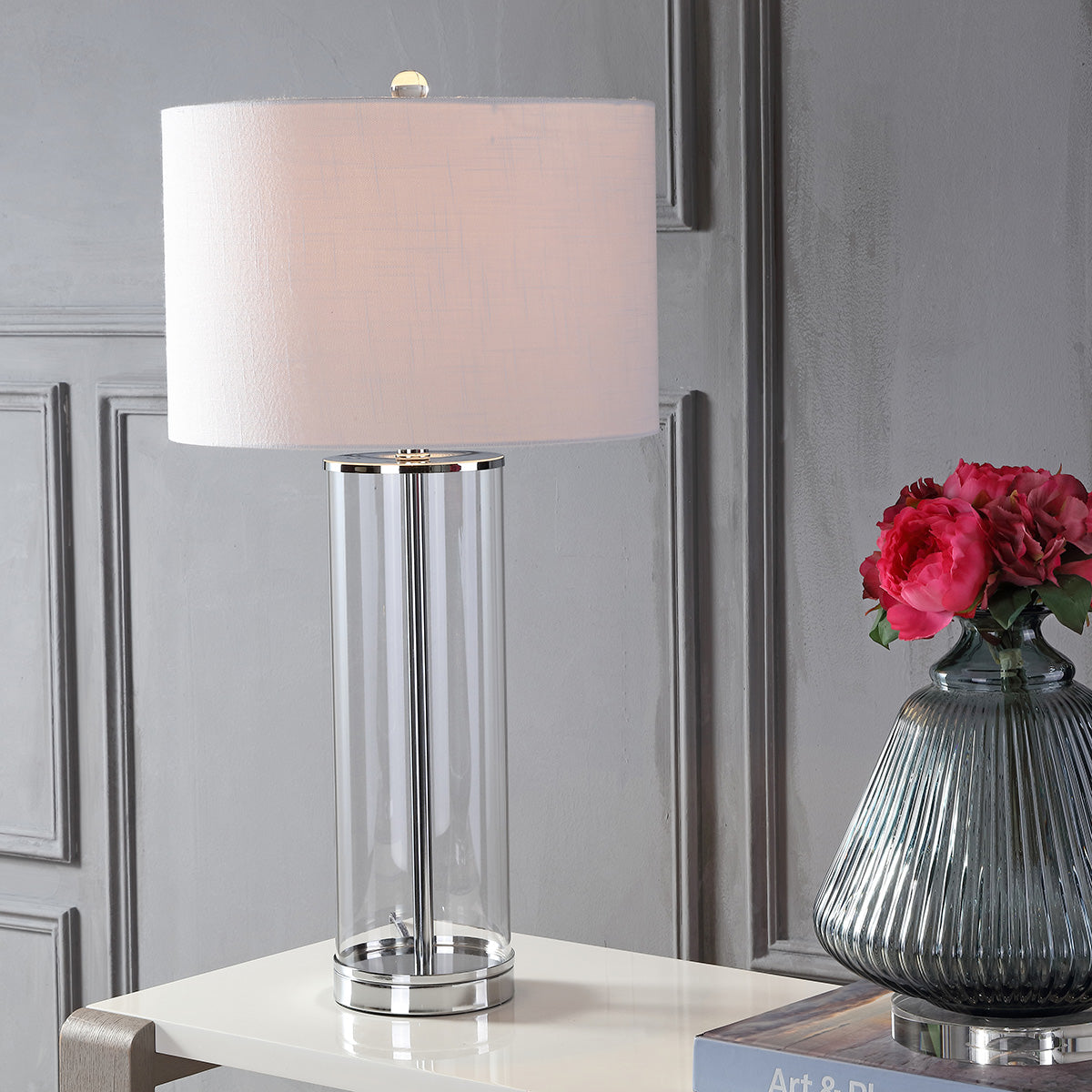 Harper Glass LED Table Lamp