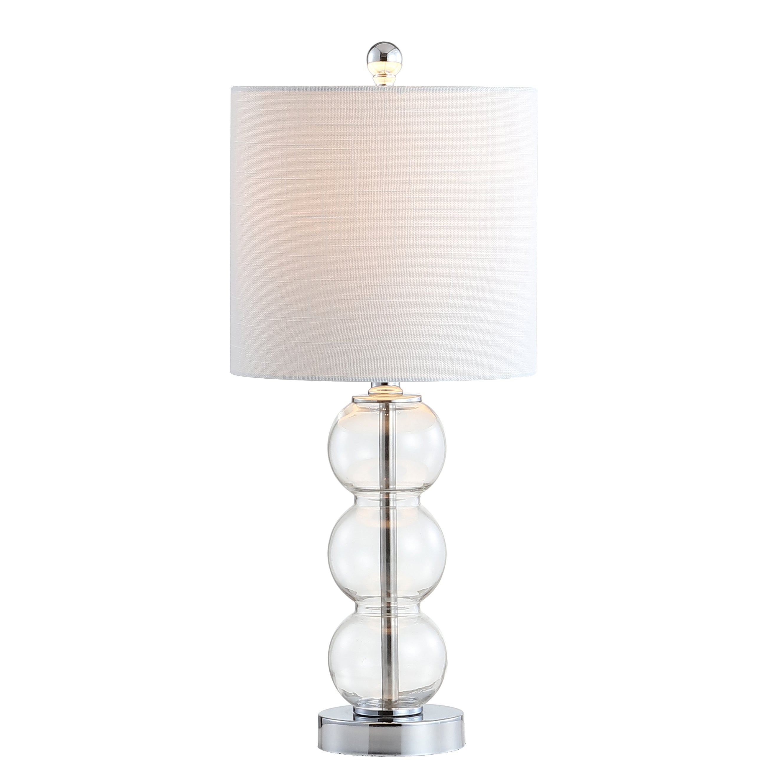 February Glass/Metal LED Table Lamp