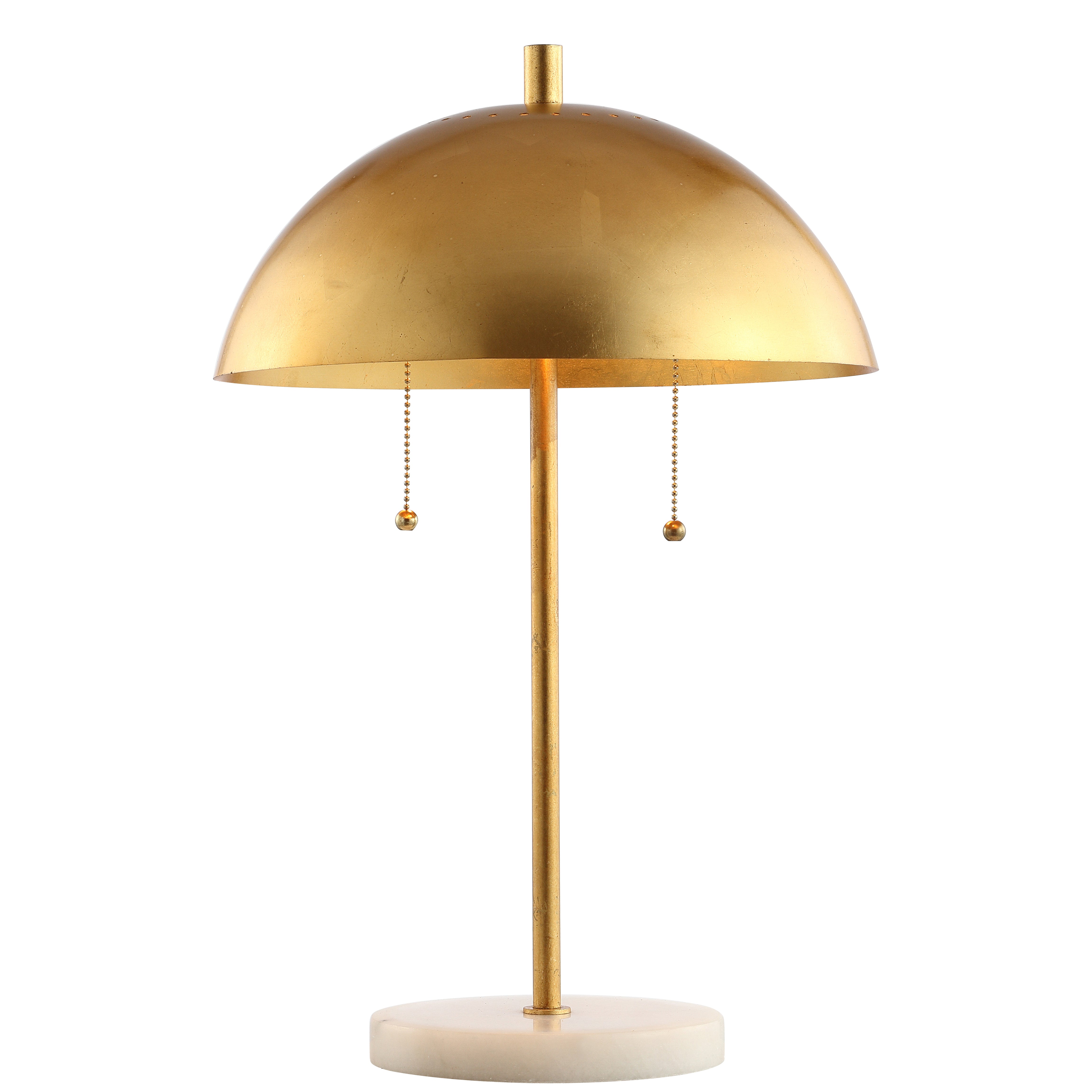 Ella Dome Metal with Marble Base LED Table Lamp