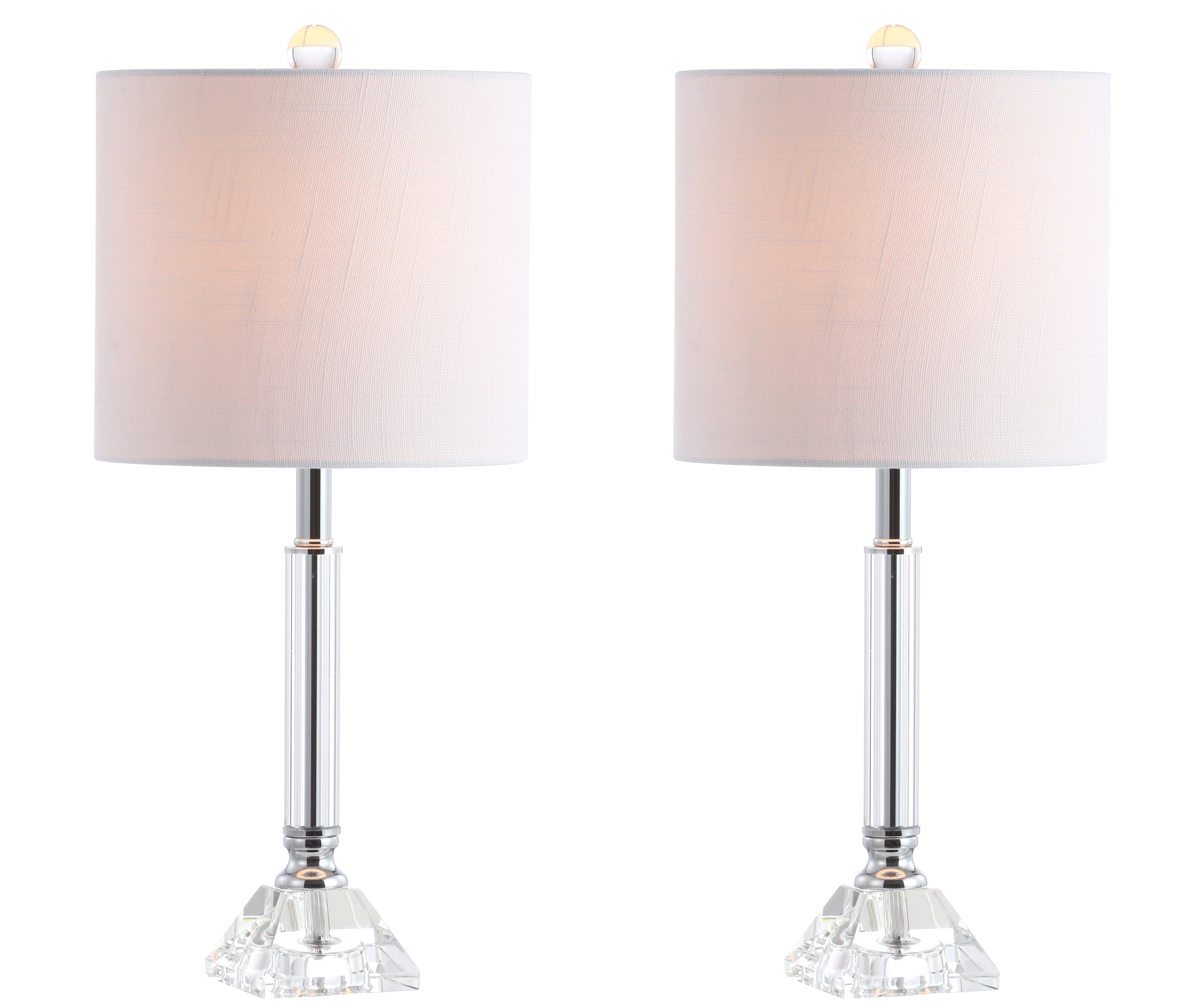 Dana Crystal Column/Metal LED Table Lamp