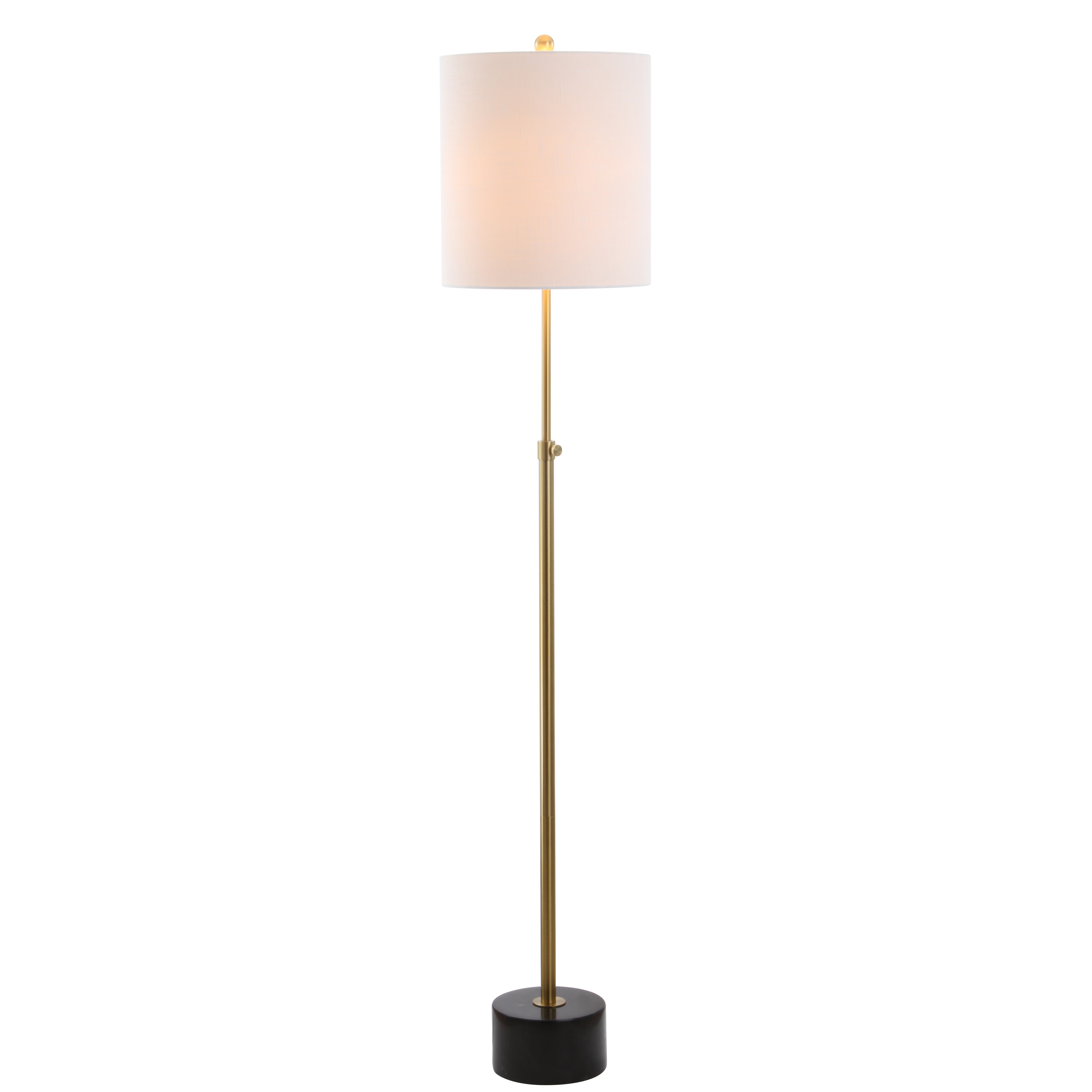 Crosby Adjustable Height Metal LED Floor Lamp