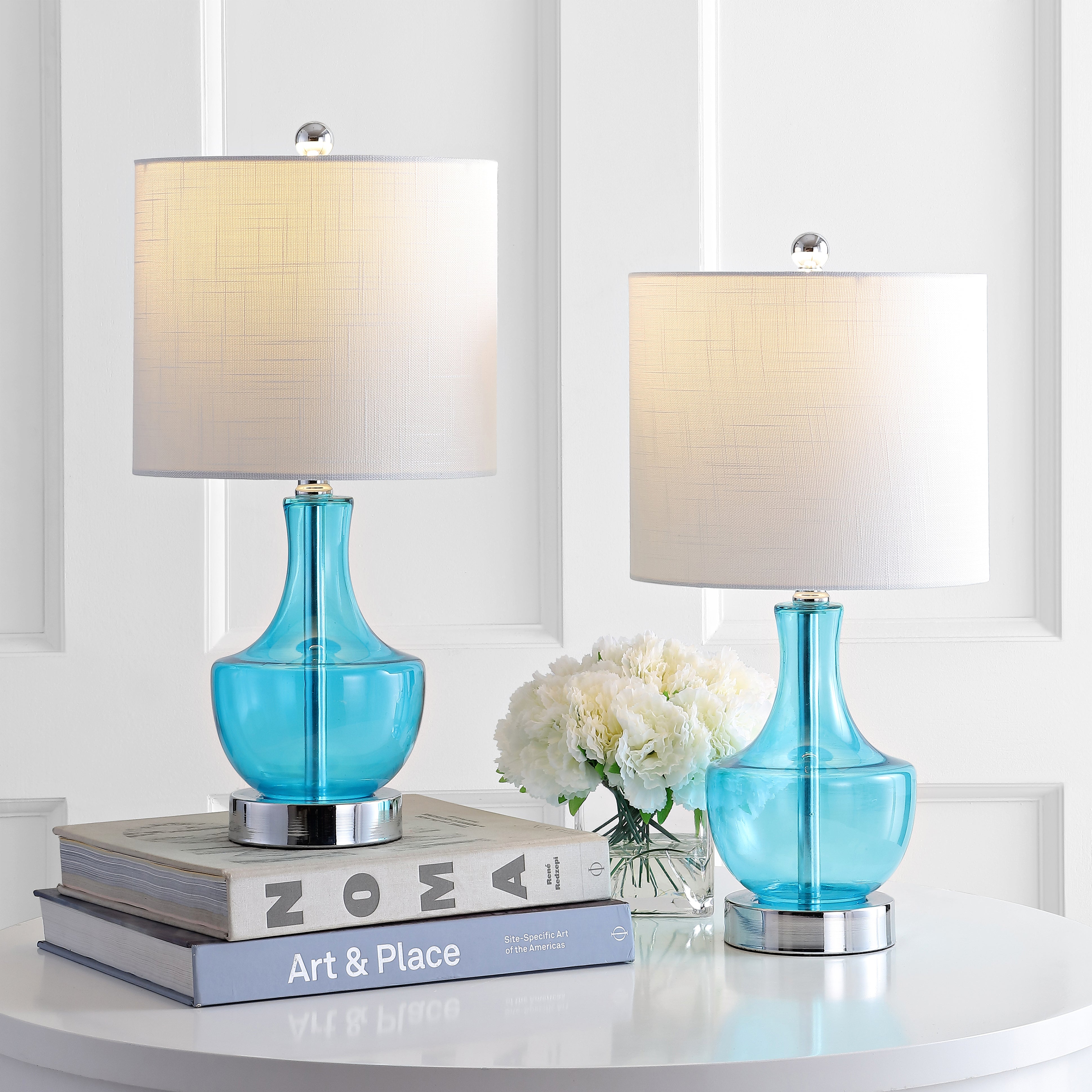 Colette Mini Glass Table Lamp-Set of 2