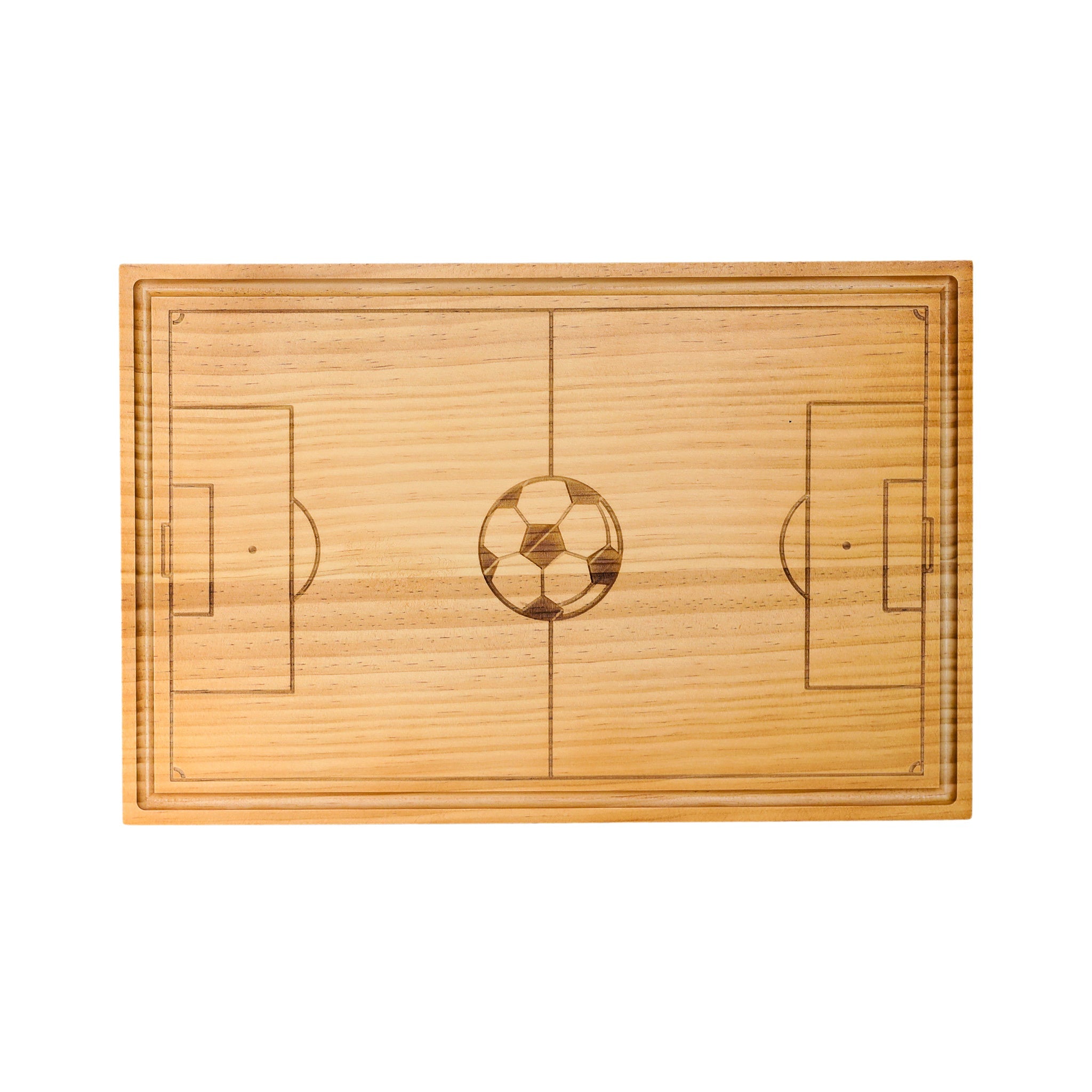 Soccer Field Wood Board - 18"" x 12""