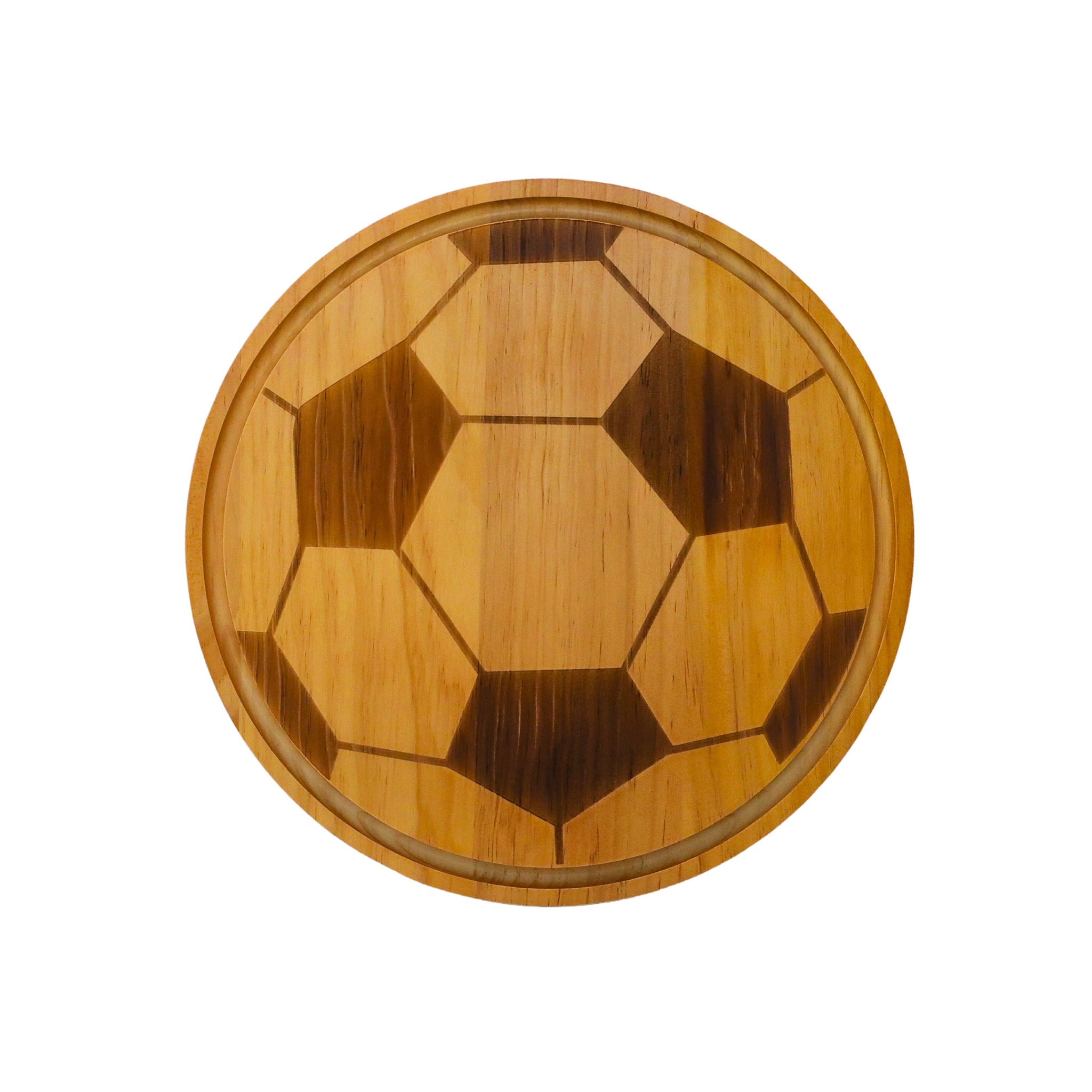 Soccer Ball Wood Board - 13""