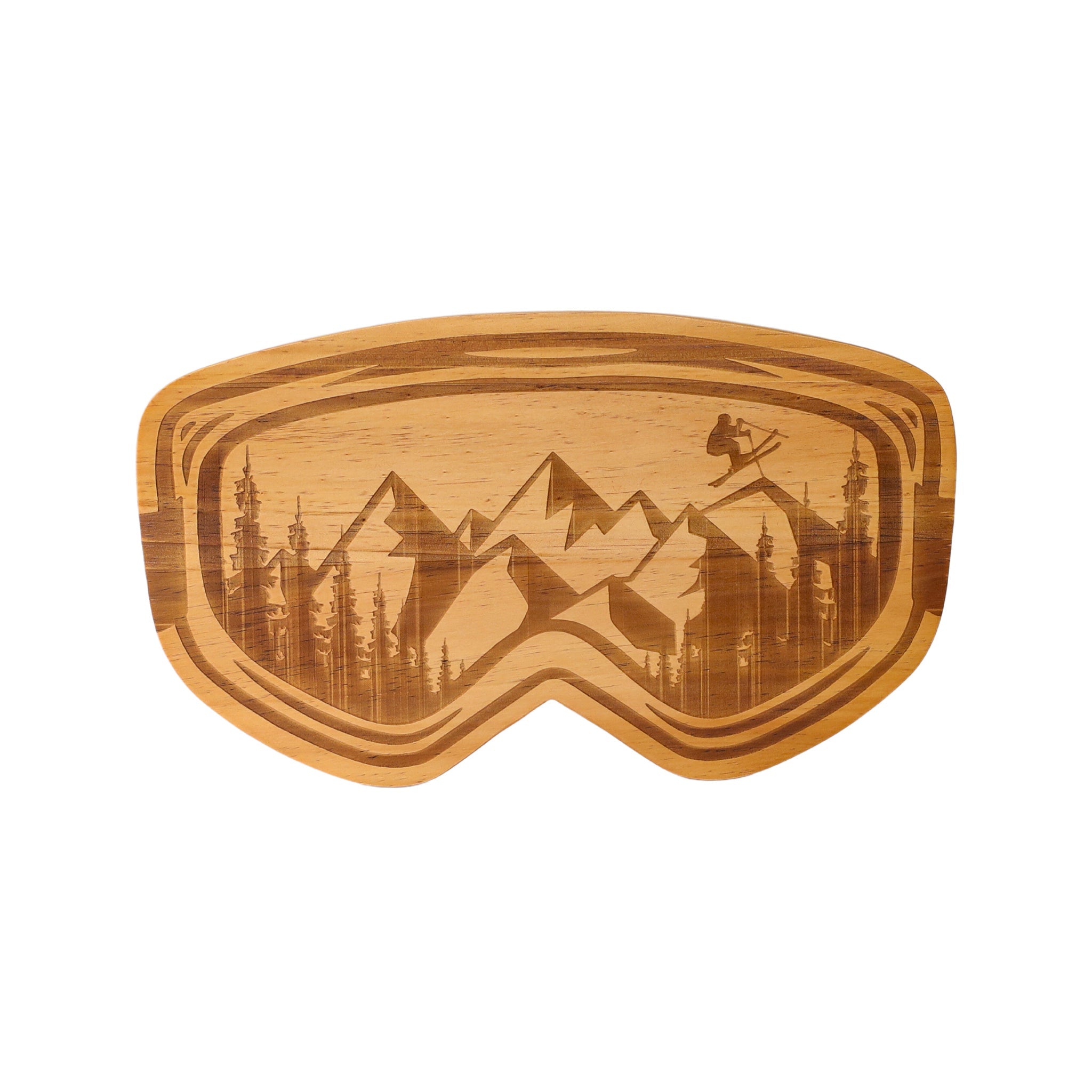 Ski Goggles Wood Board - 15"" x 8.75""