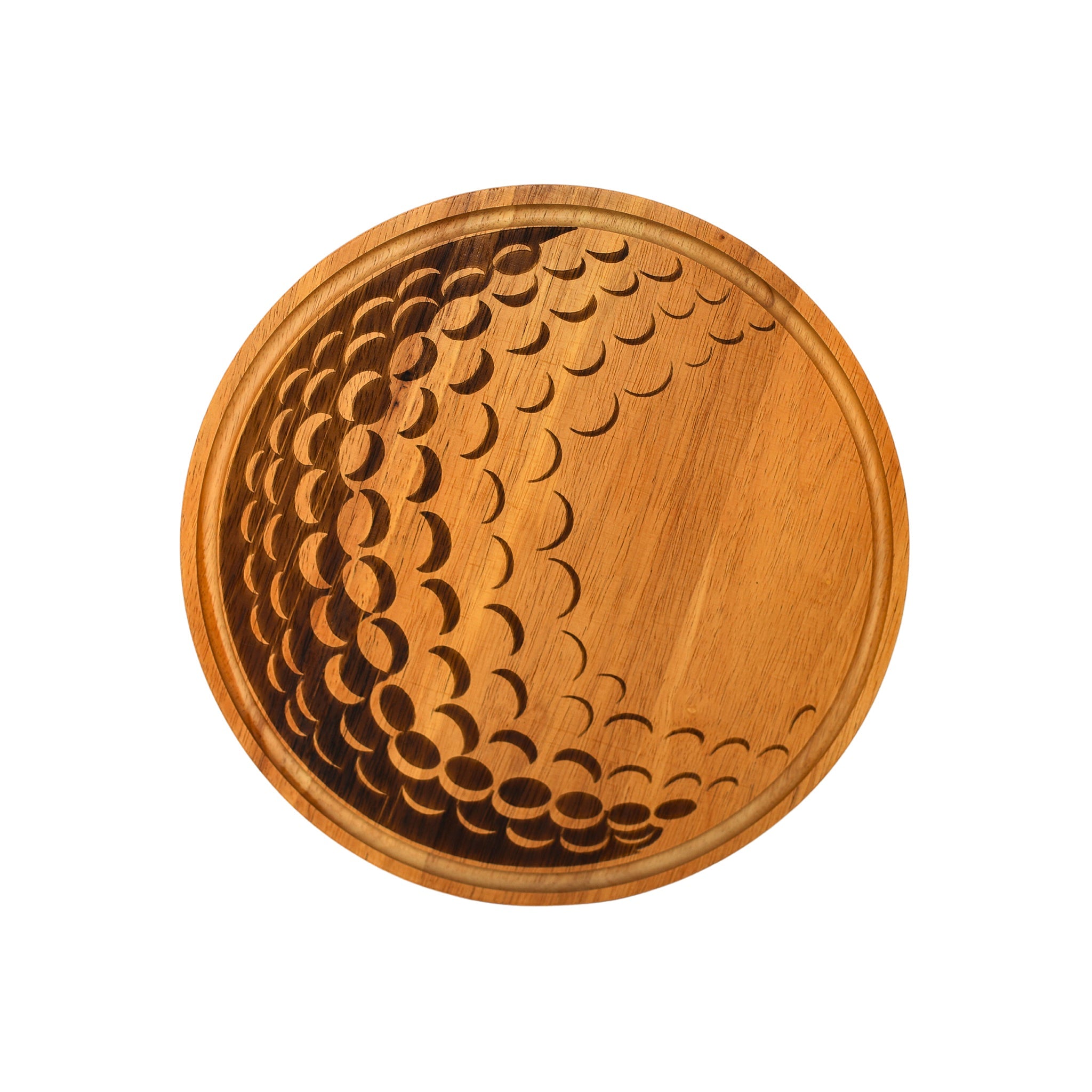 Golf Ball Wood Board - 13"" Diameter