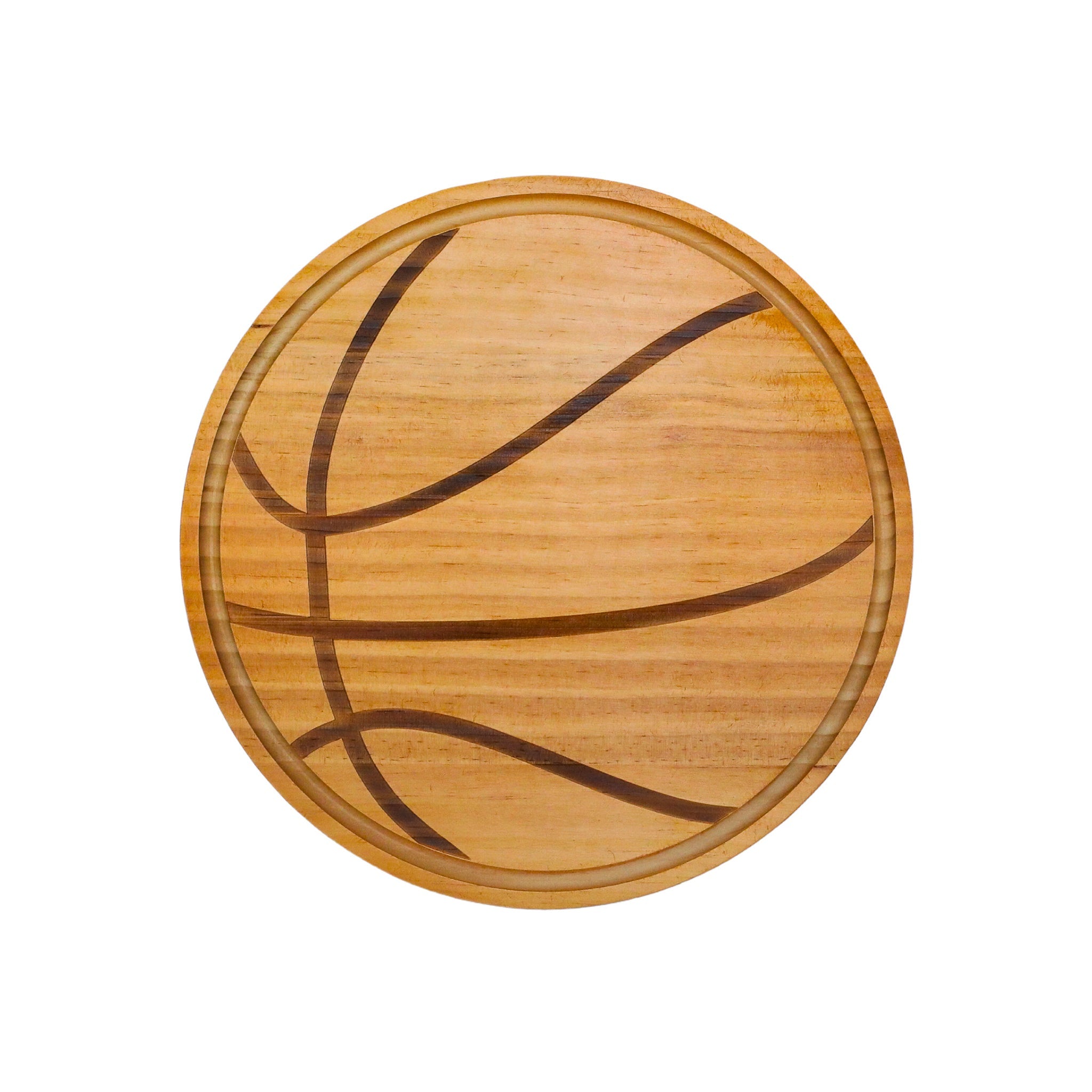 Basketball Wood Board - 13"" Diameter