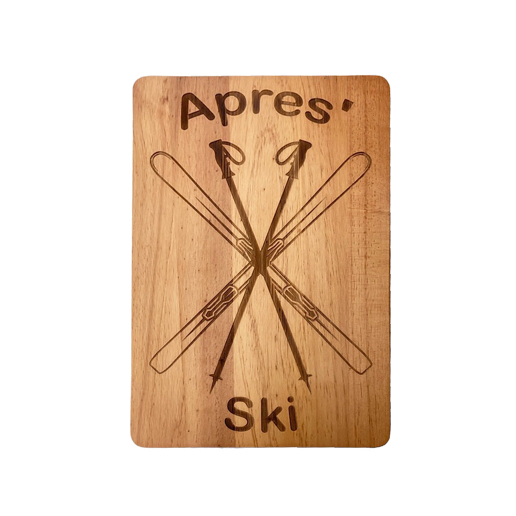 Apres Ski Wood Board - 10"" x 15