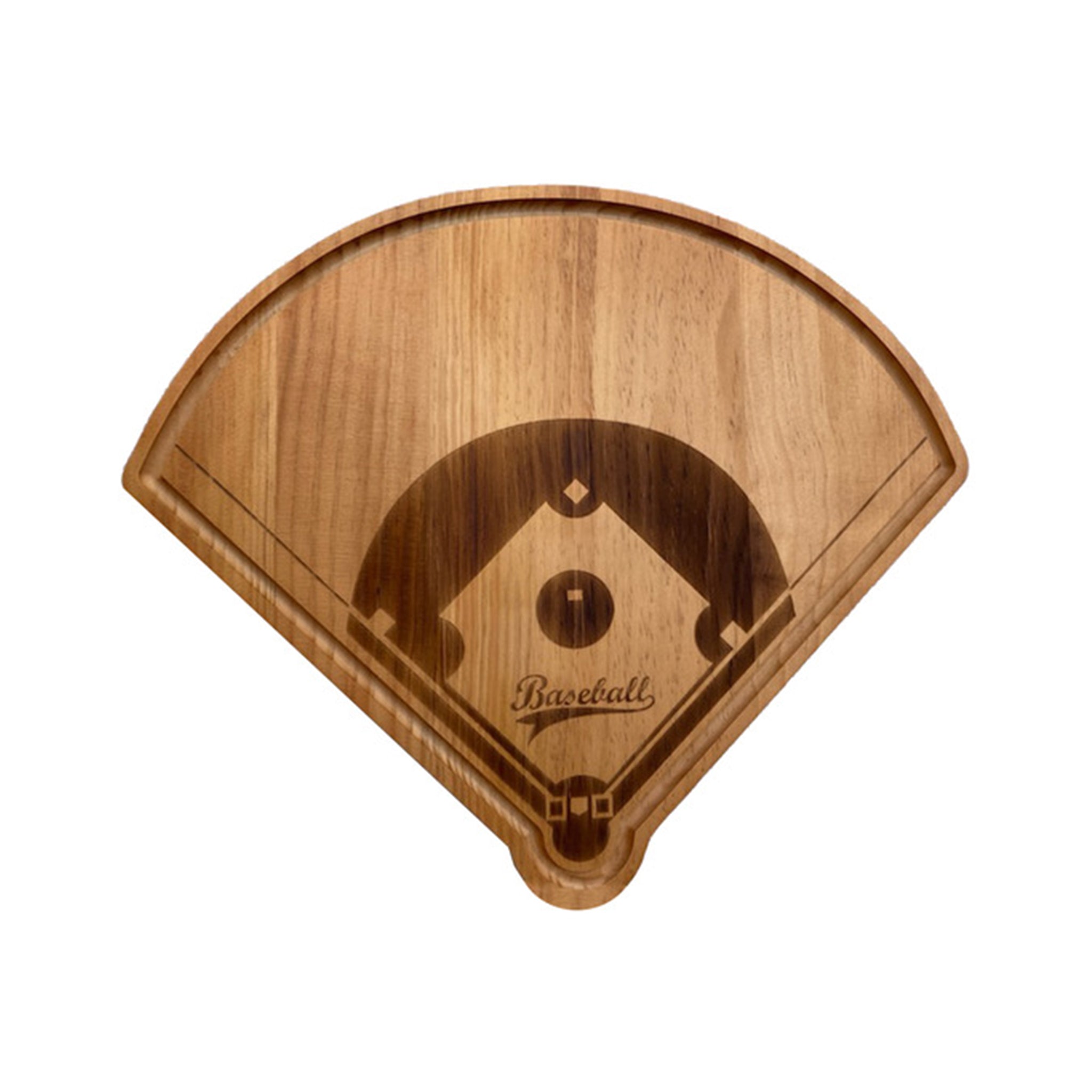 Baseball Diamond Wood Board - 15"" x 18""