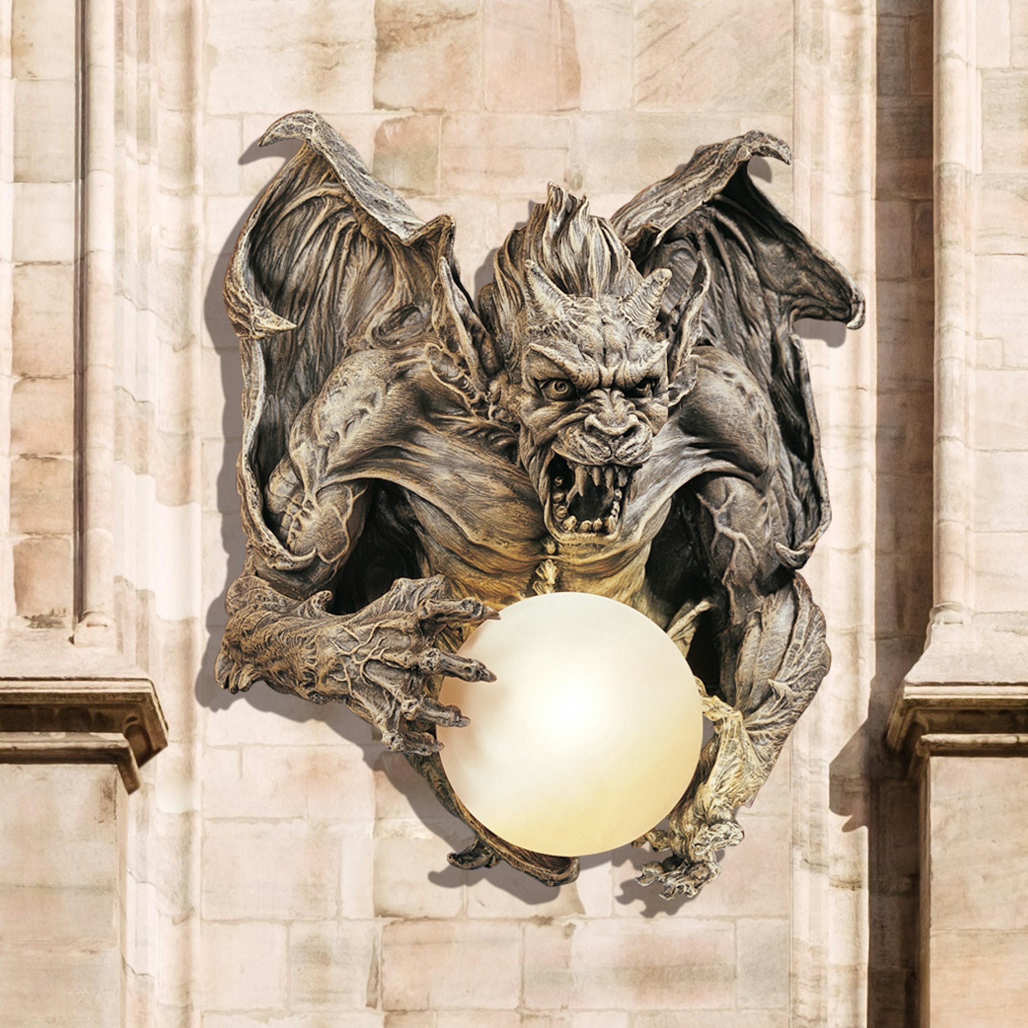 Merciless the Gargoyle Lighted Wall Sculpture: Each