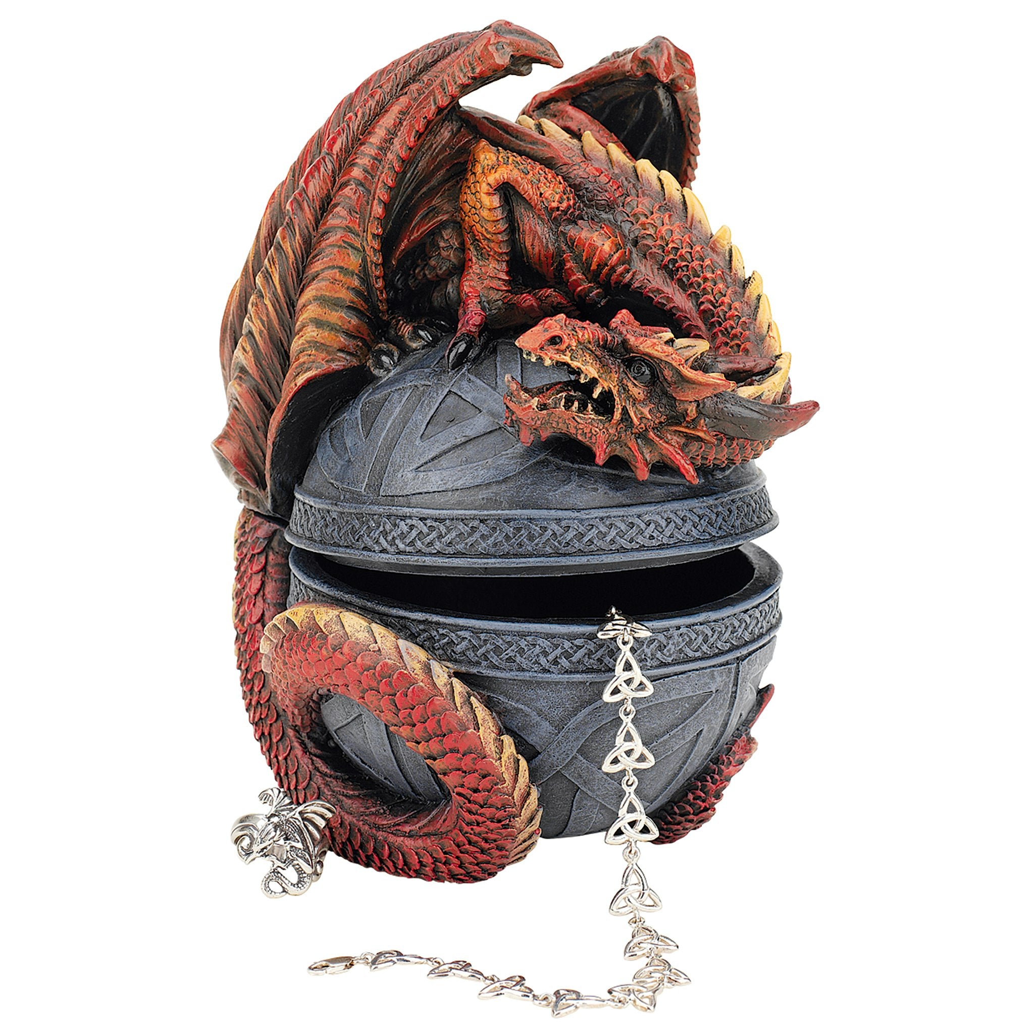 Dragon Protector of the Celtic Orb Sculptural Box