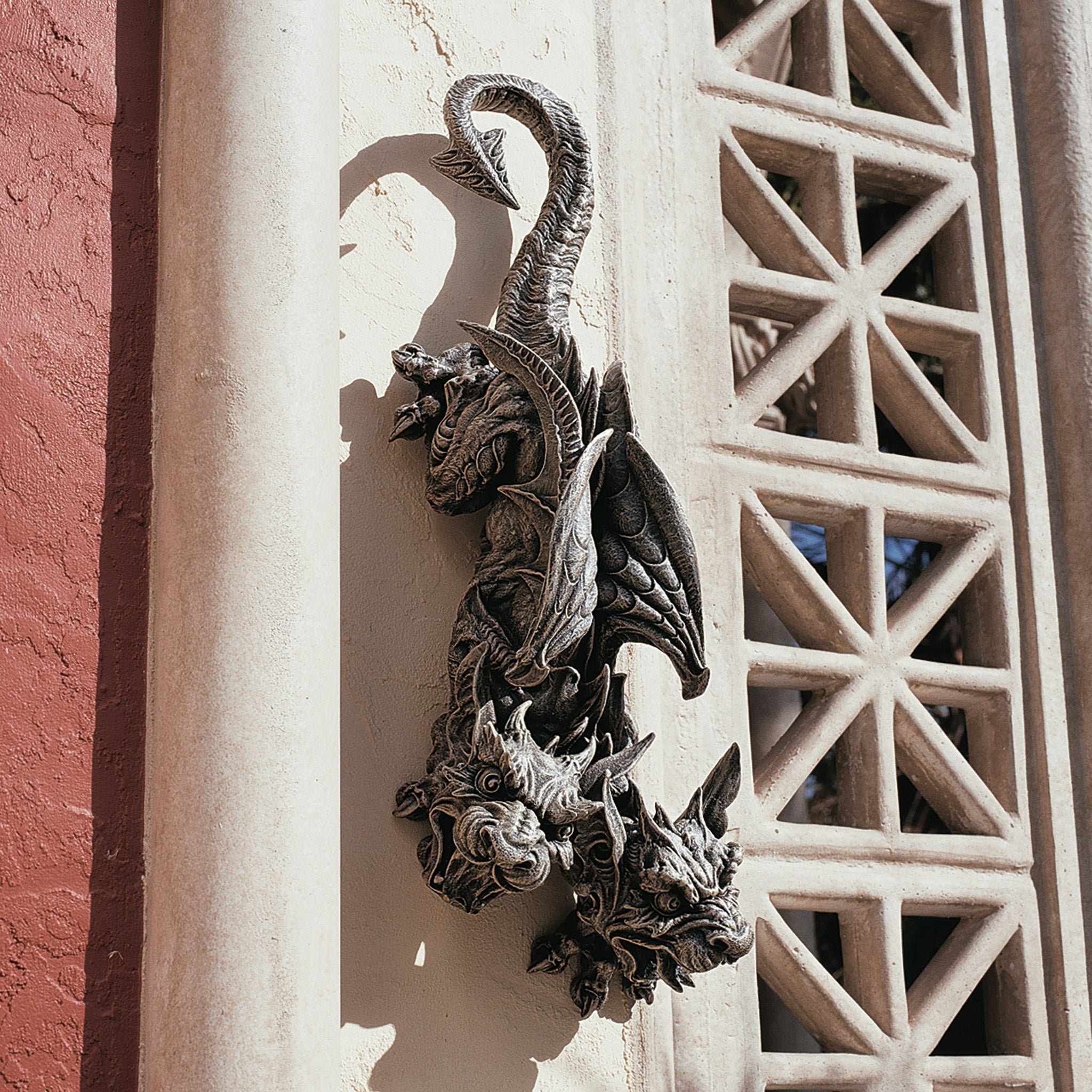 Double Trouble Hanging Gargoyle Sculpture