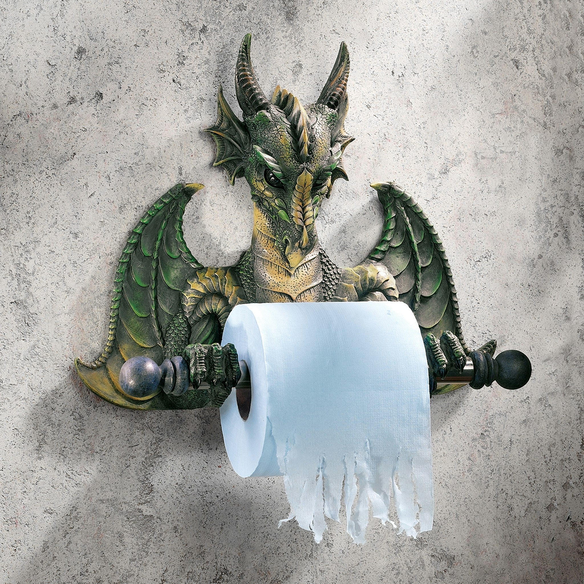 Bath Tissue Tyrant Commode Dragon