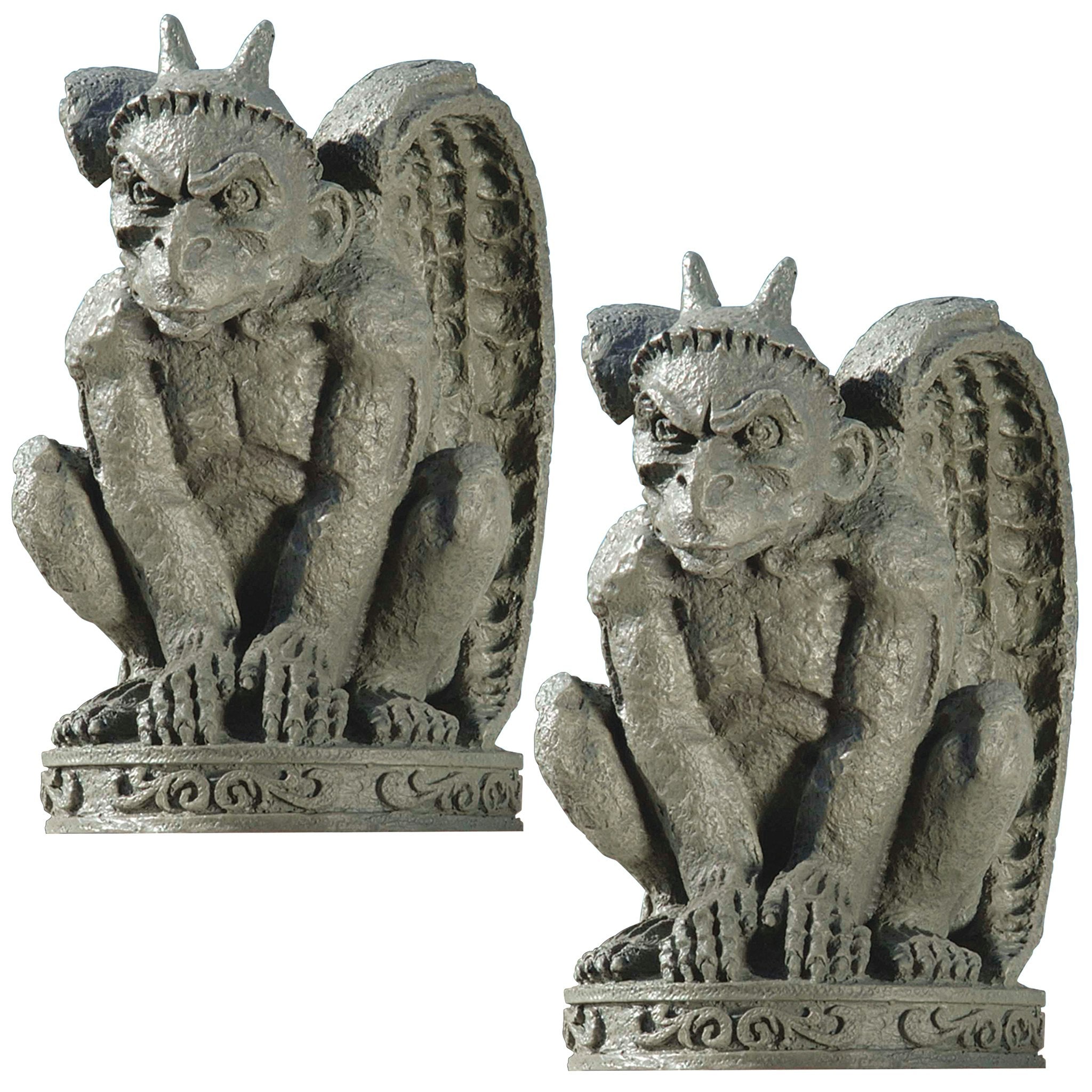 The Cathedral Gargoyle Statue: Set of Two