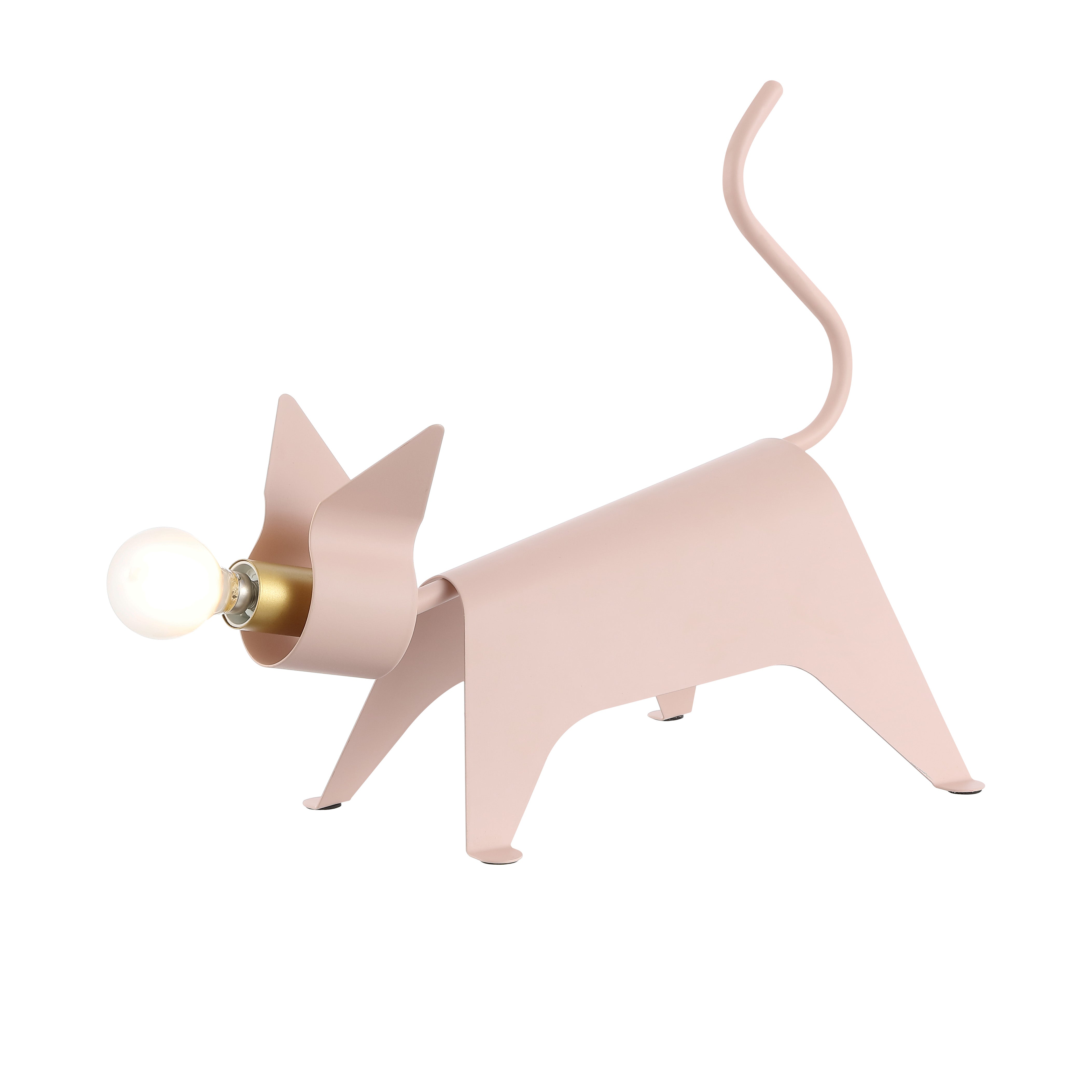 Penelope Modern Industrial Iron Feline LED Kids' Lamp