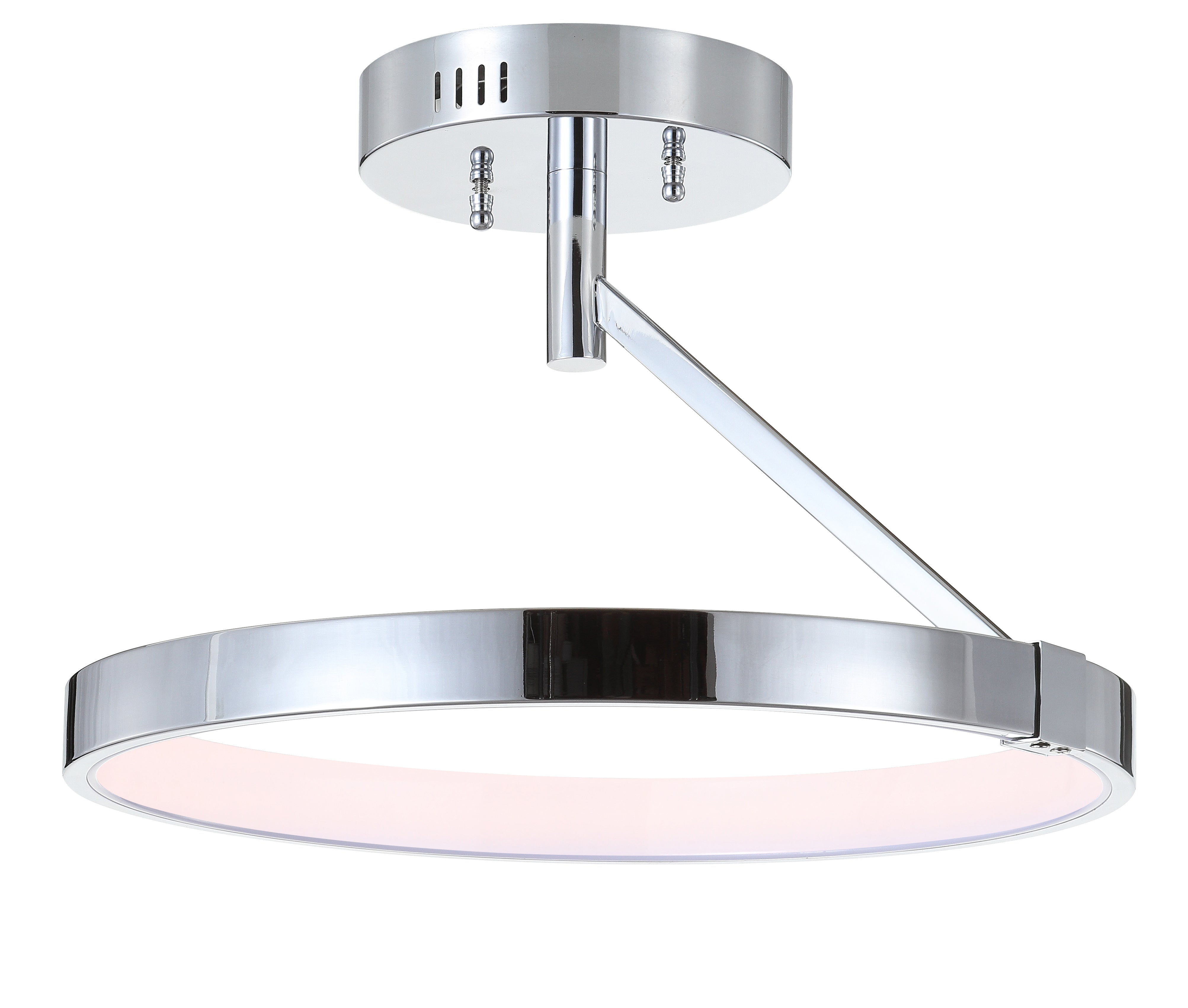 Owen Dimmable Integrated LED Metal Semi-Flush Mount