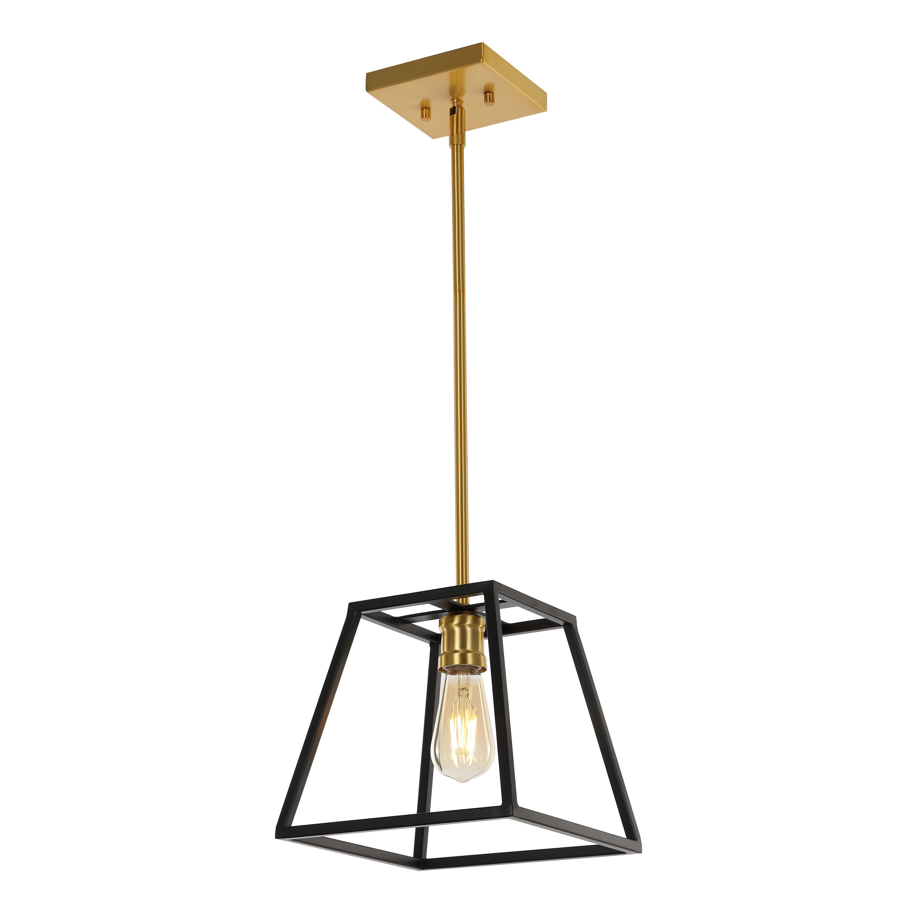 Girard 1-Light Farmhouse Industrial Iron LED Pendant